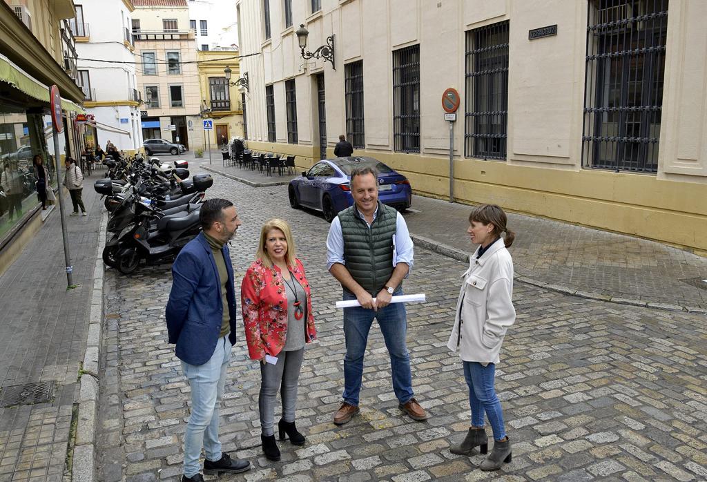 La calle Veracruz de Jerez pasará a ser peatonal: 500 metros cuadrados de obras.