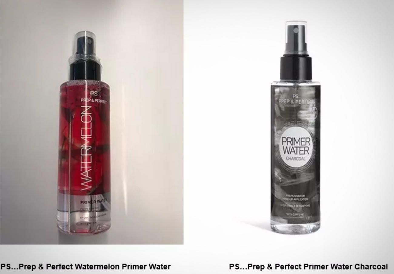 Cosméticos de Primark retirados.
