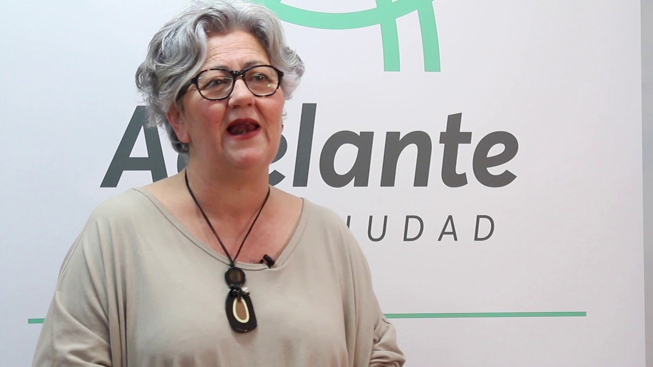 Teresa Almagro, en una imagen de la pasada campaña electoral.