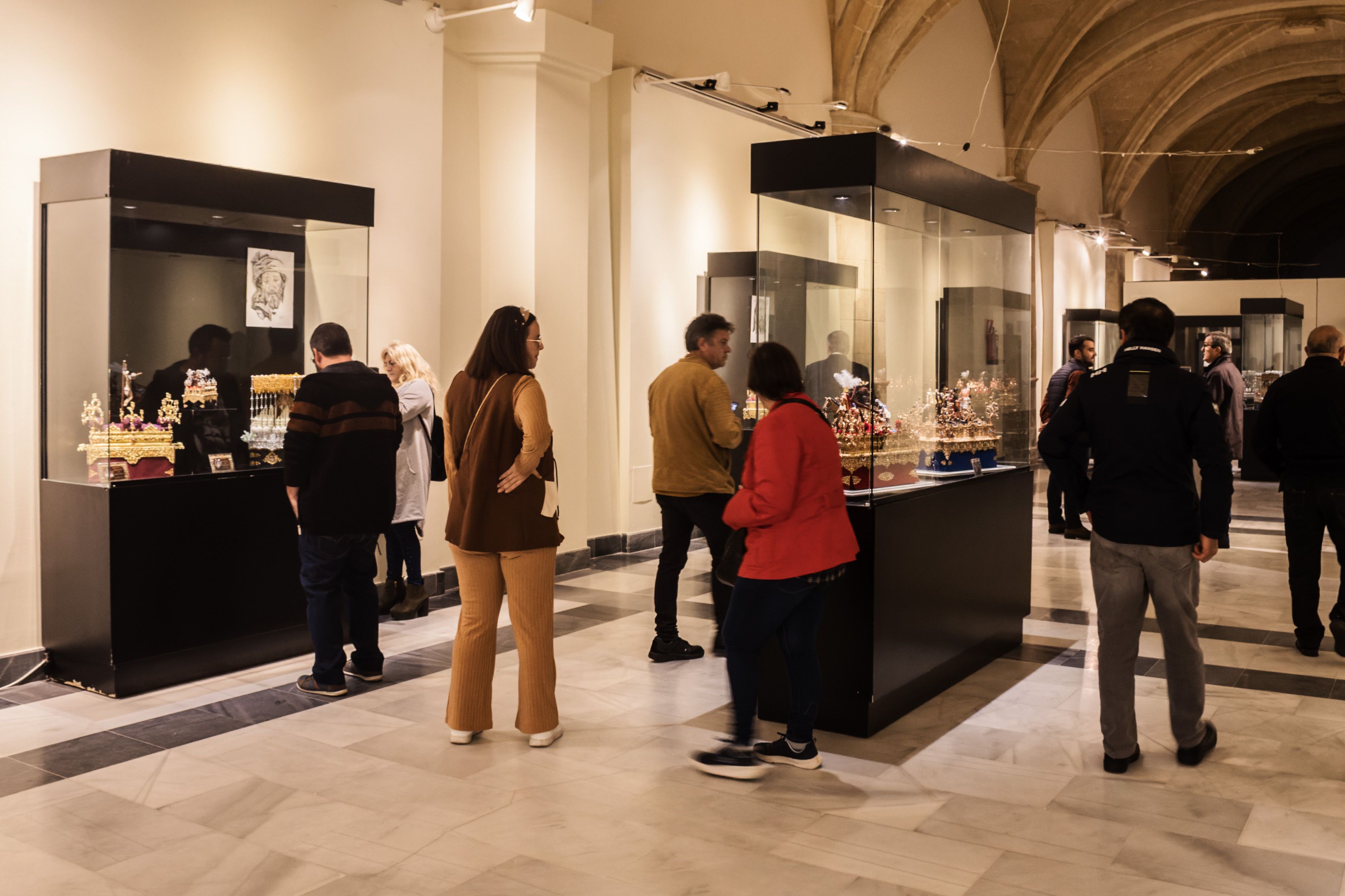 La exposición Semana Santa en miniatura en Los Claustros que acaba este fin de semana. CANDELA NÚÑEZ La exposición Semana Santa en miniatura en Los Claustros que acaba este fin de semana. CANDELA NÚÑEZ