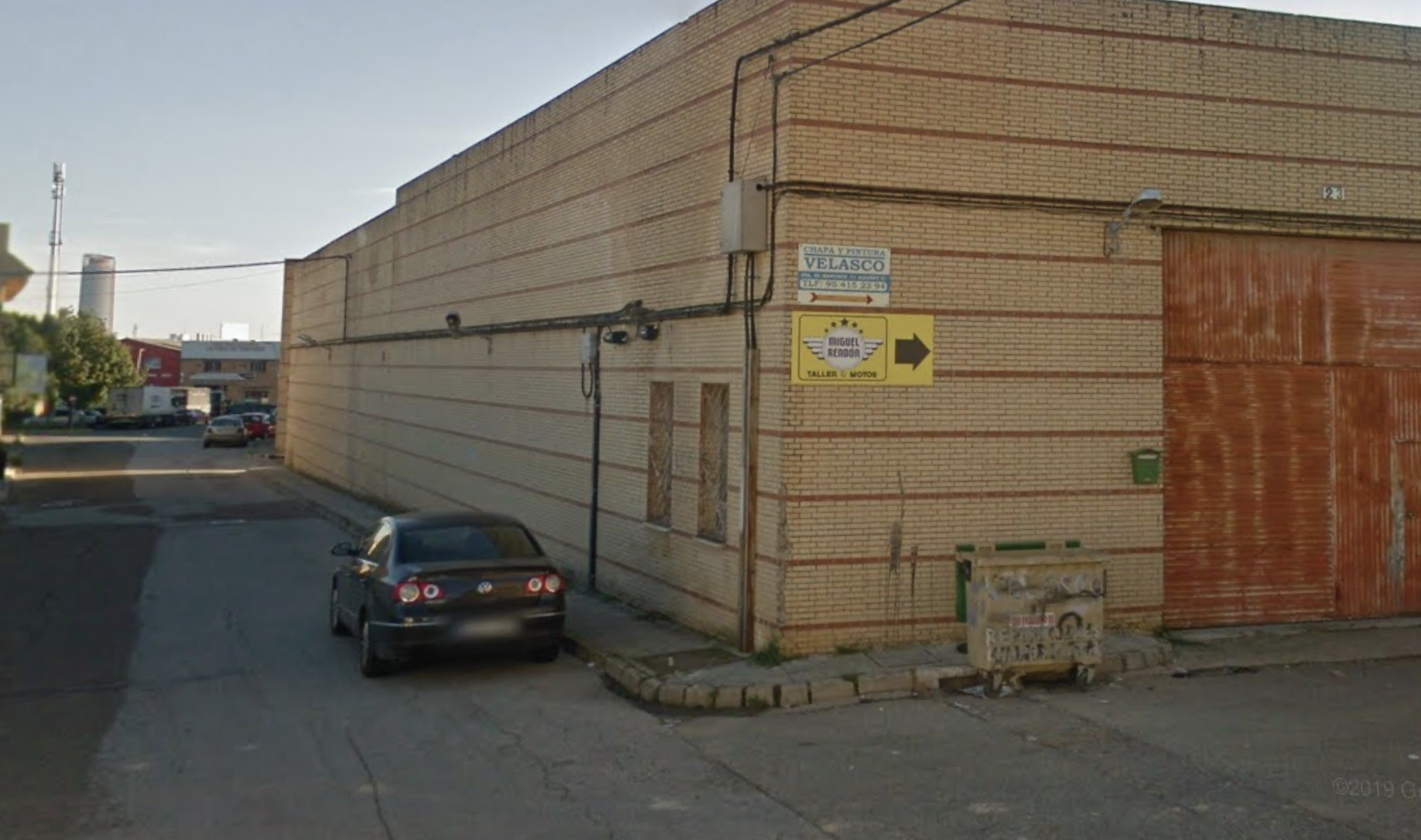 Zona de Tomares donde se produjo el suceso, en una imagen de Google Maps.