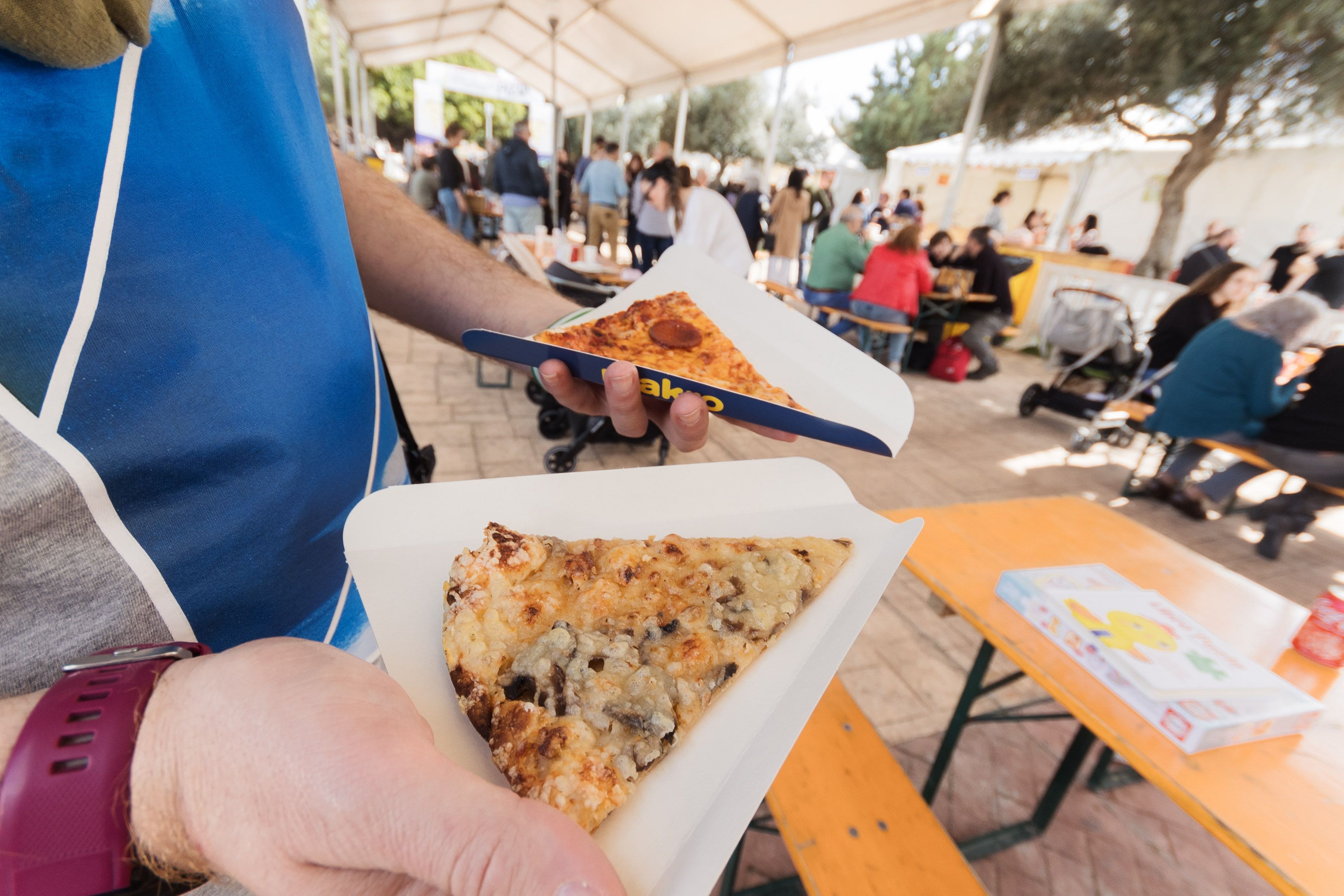 Imagen de lo que se puede degustar en el Festival de pizza en Rota.