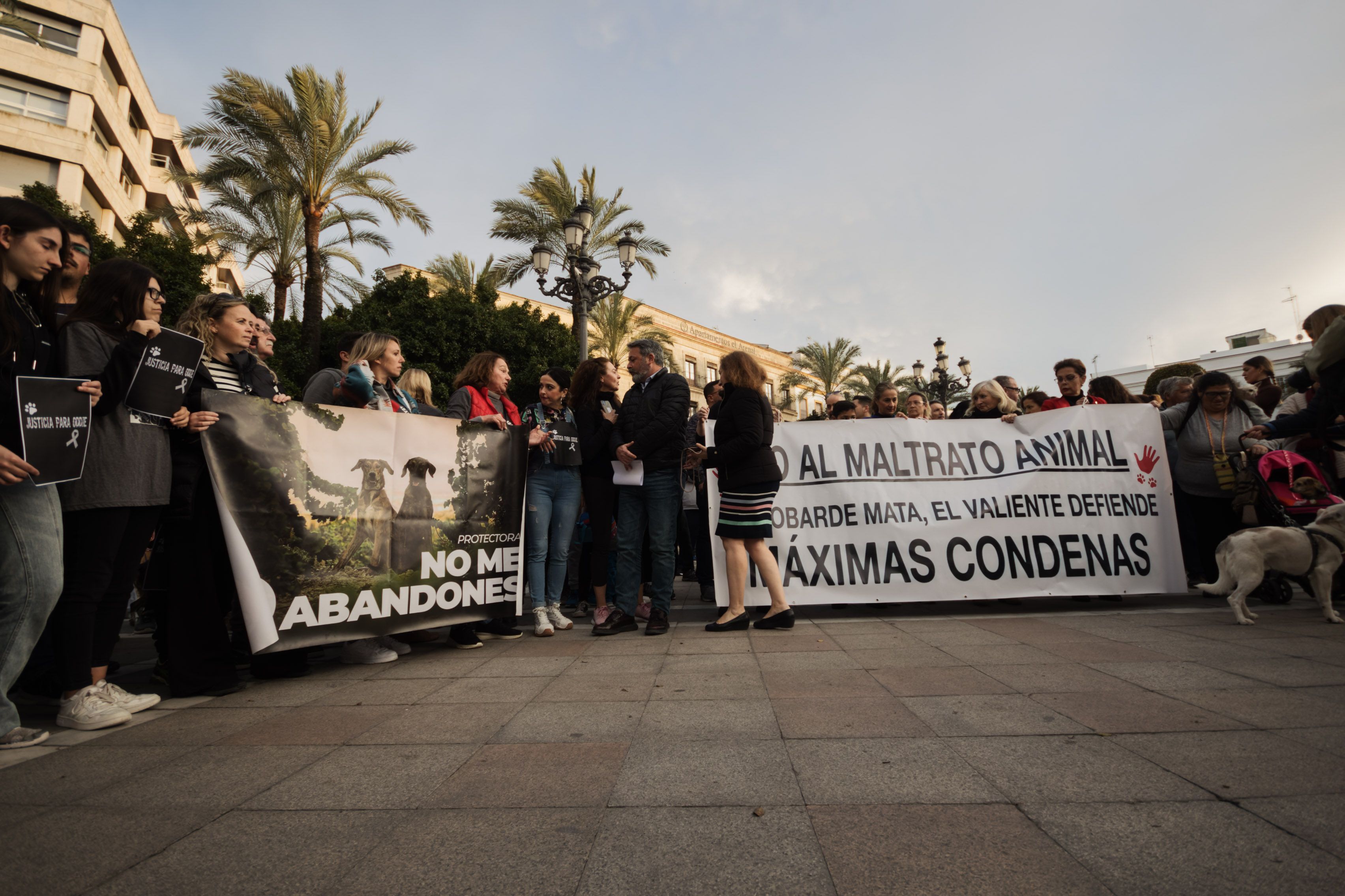 Concentración animalista "Justicia par Oddie"