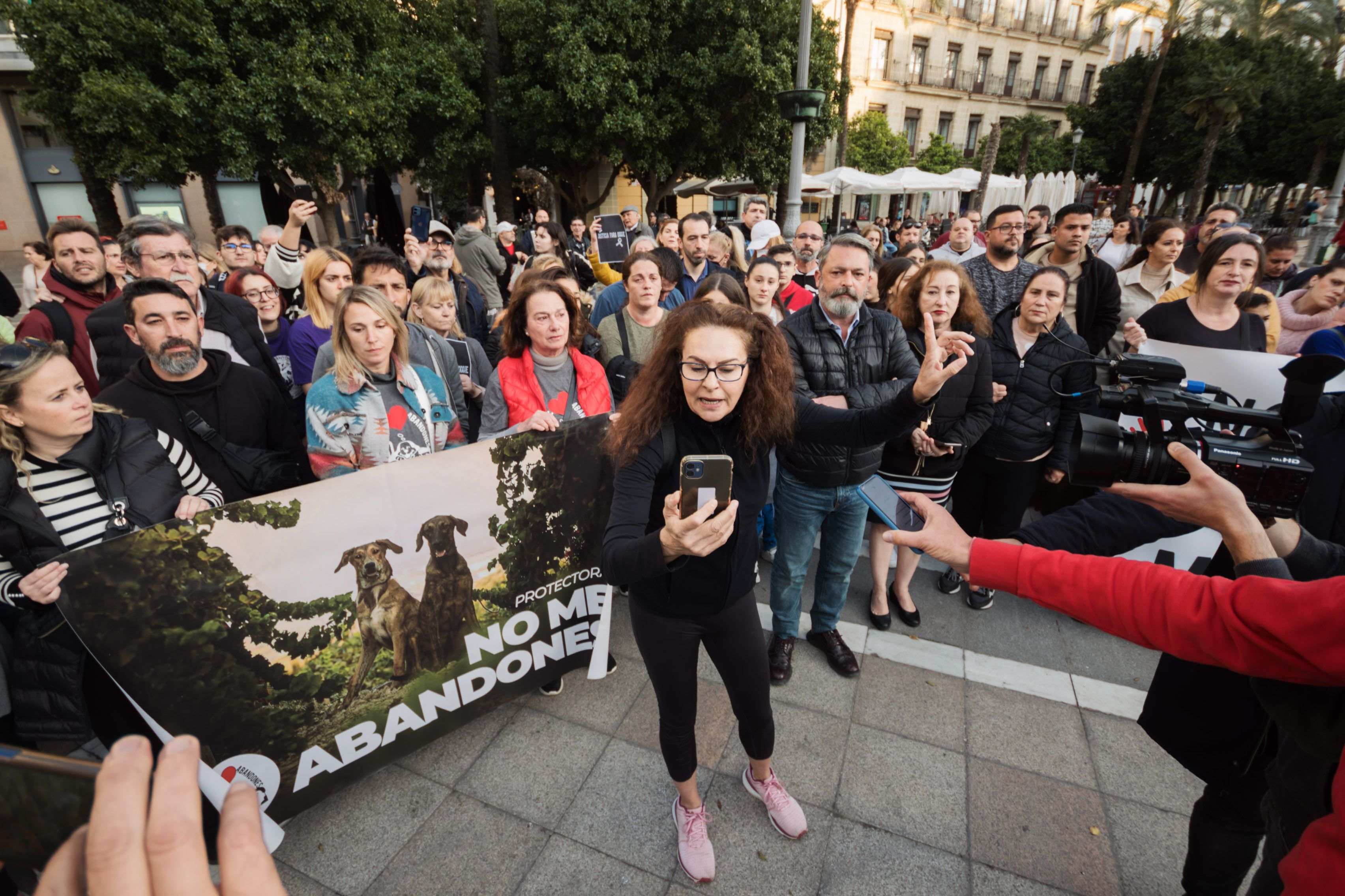 Concentración animalista "Justicia par Oddie"
