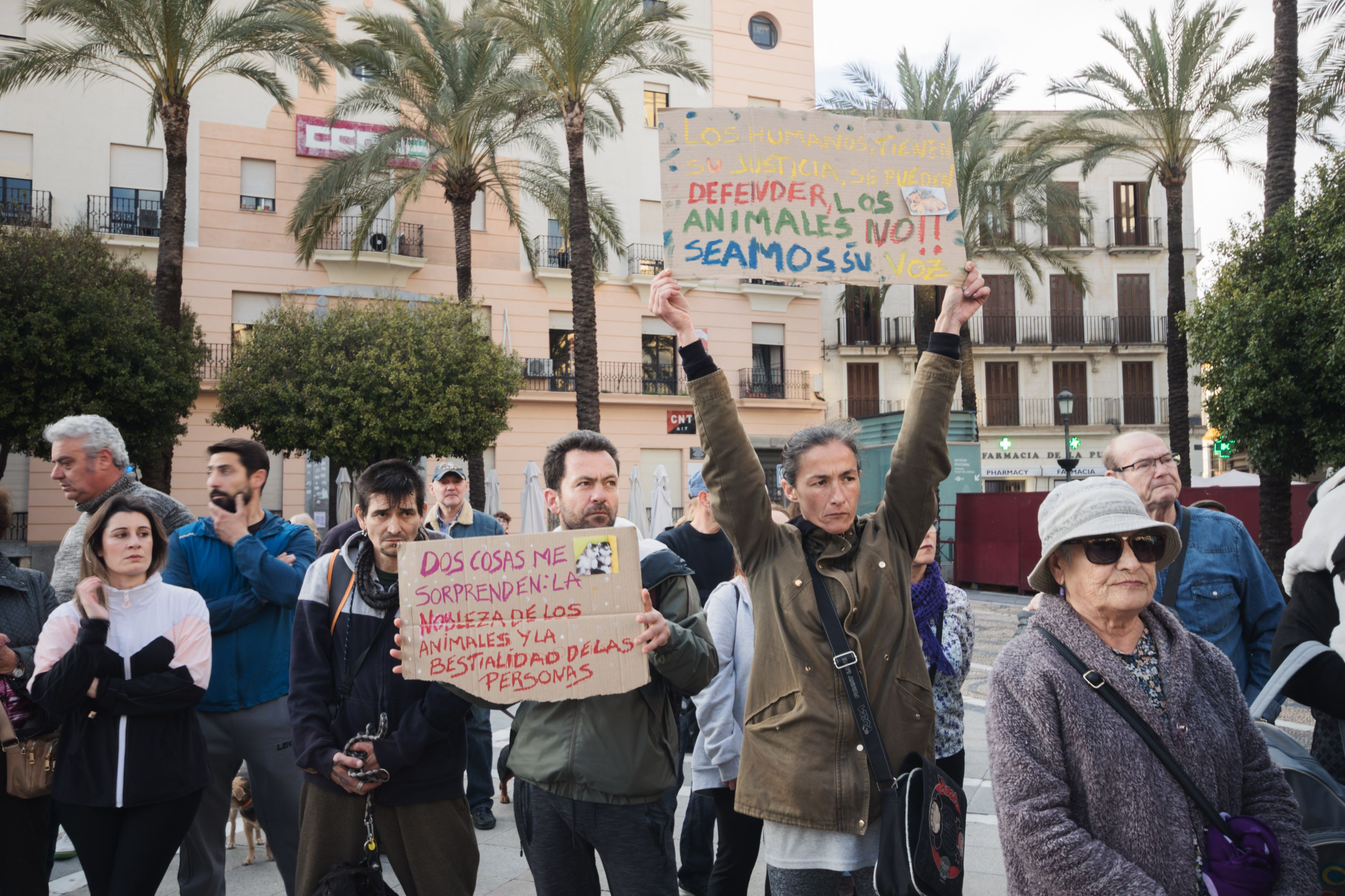 Concentración animalista "Justicia par Oddie"