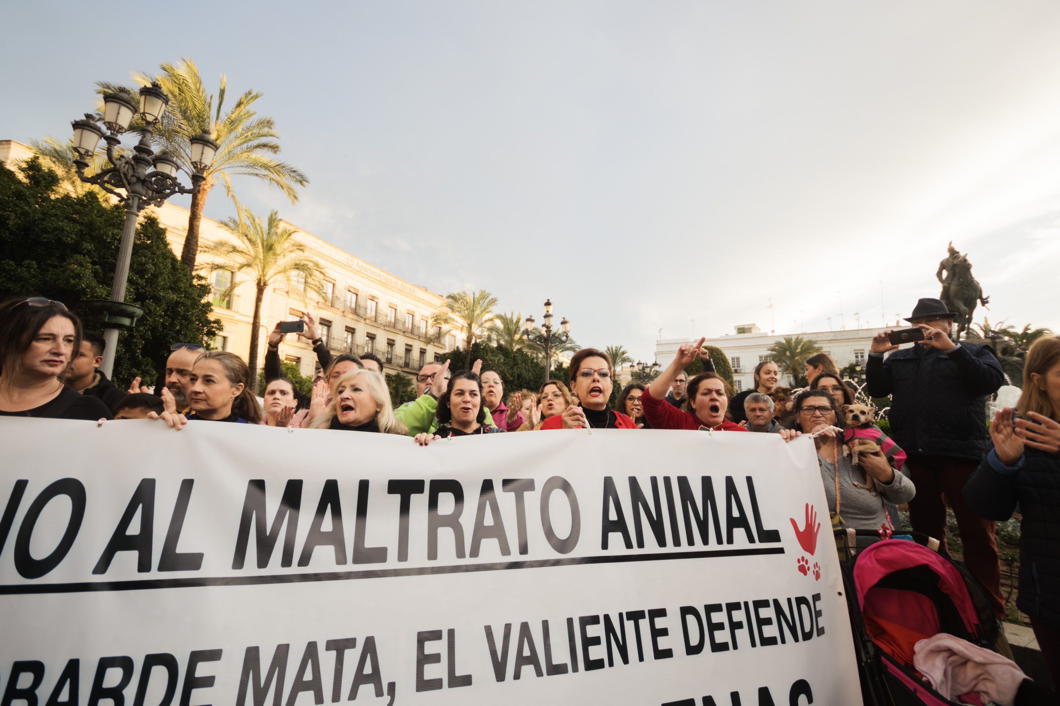 Concentración animalista "Justicia par Oddie"