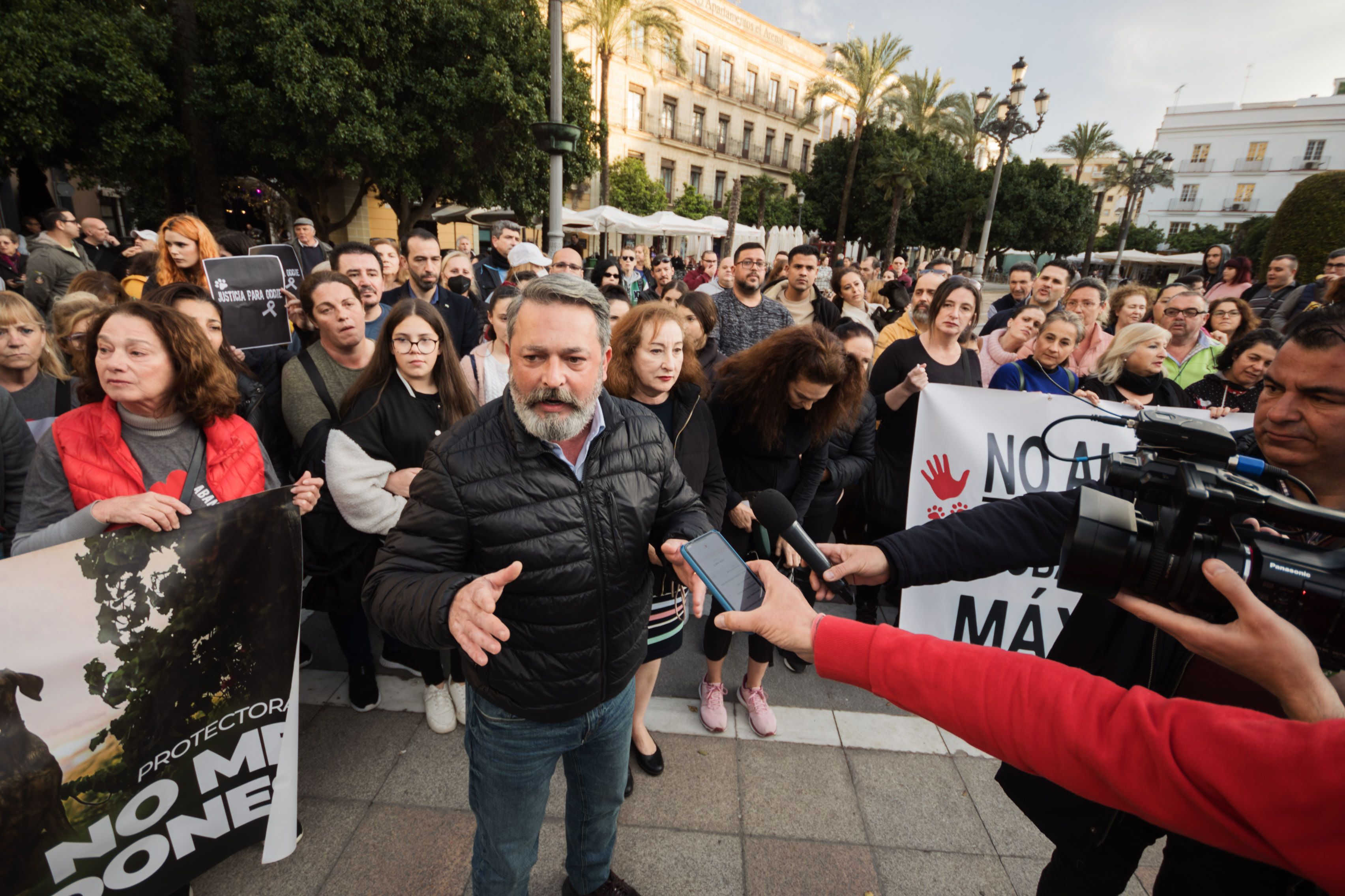 Concentración animalista "Justicia par Oddie"