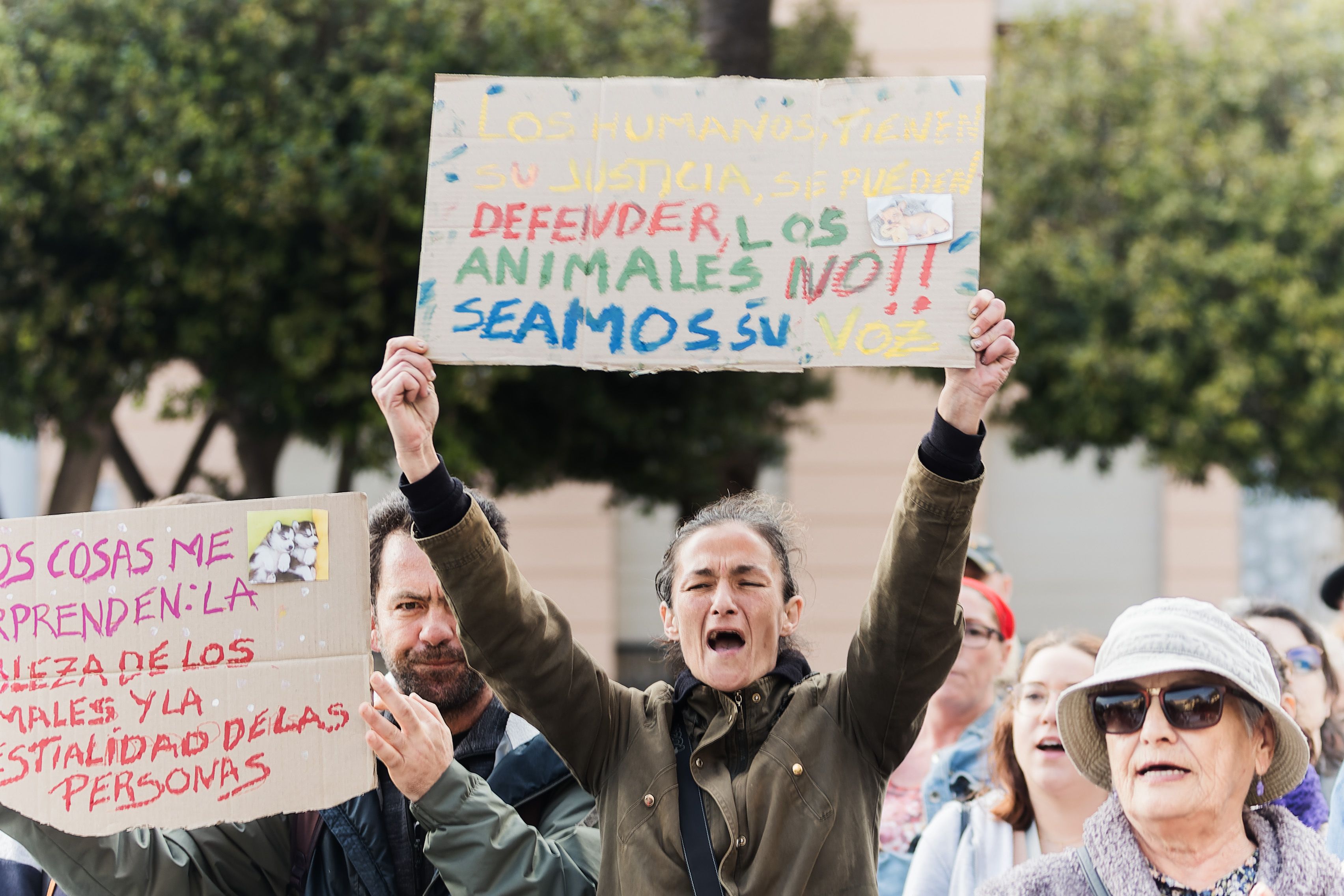 Concentración animalista "Justicia par Oddie"