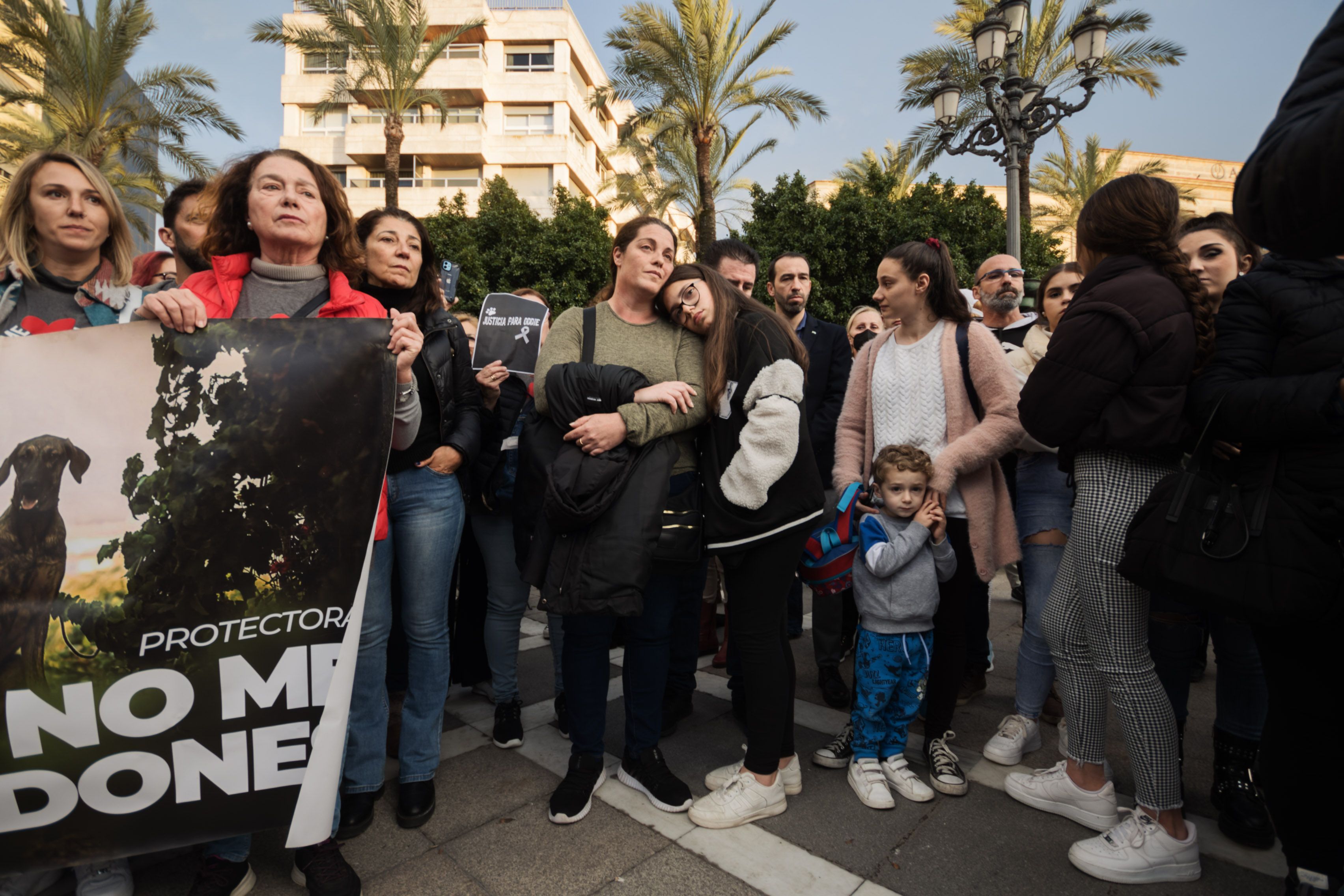 Concentración animalista "Justicia par Oddie"