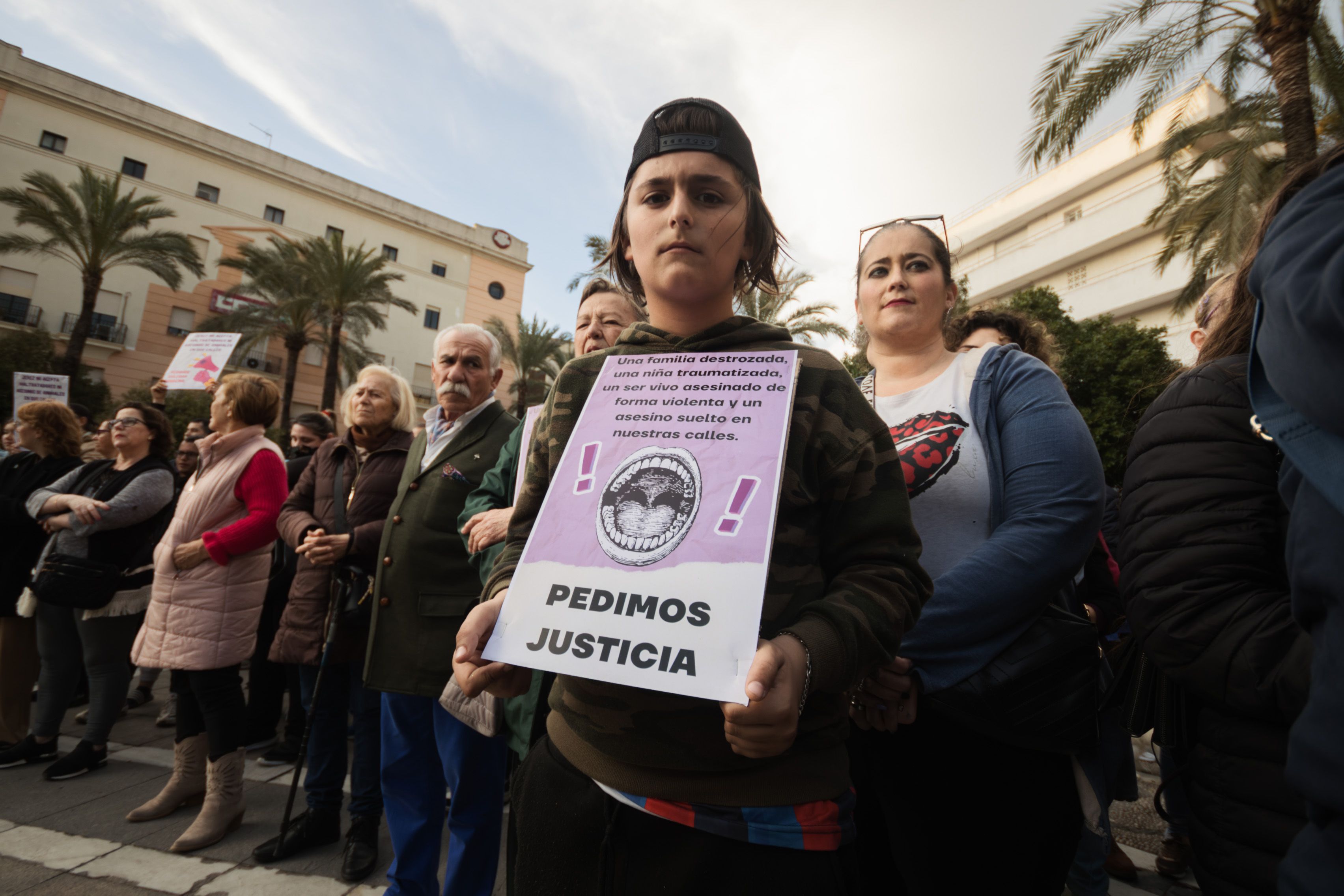 Concentración animalista "Justicia par Oddie"