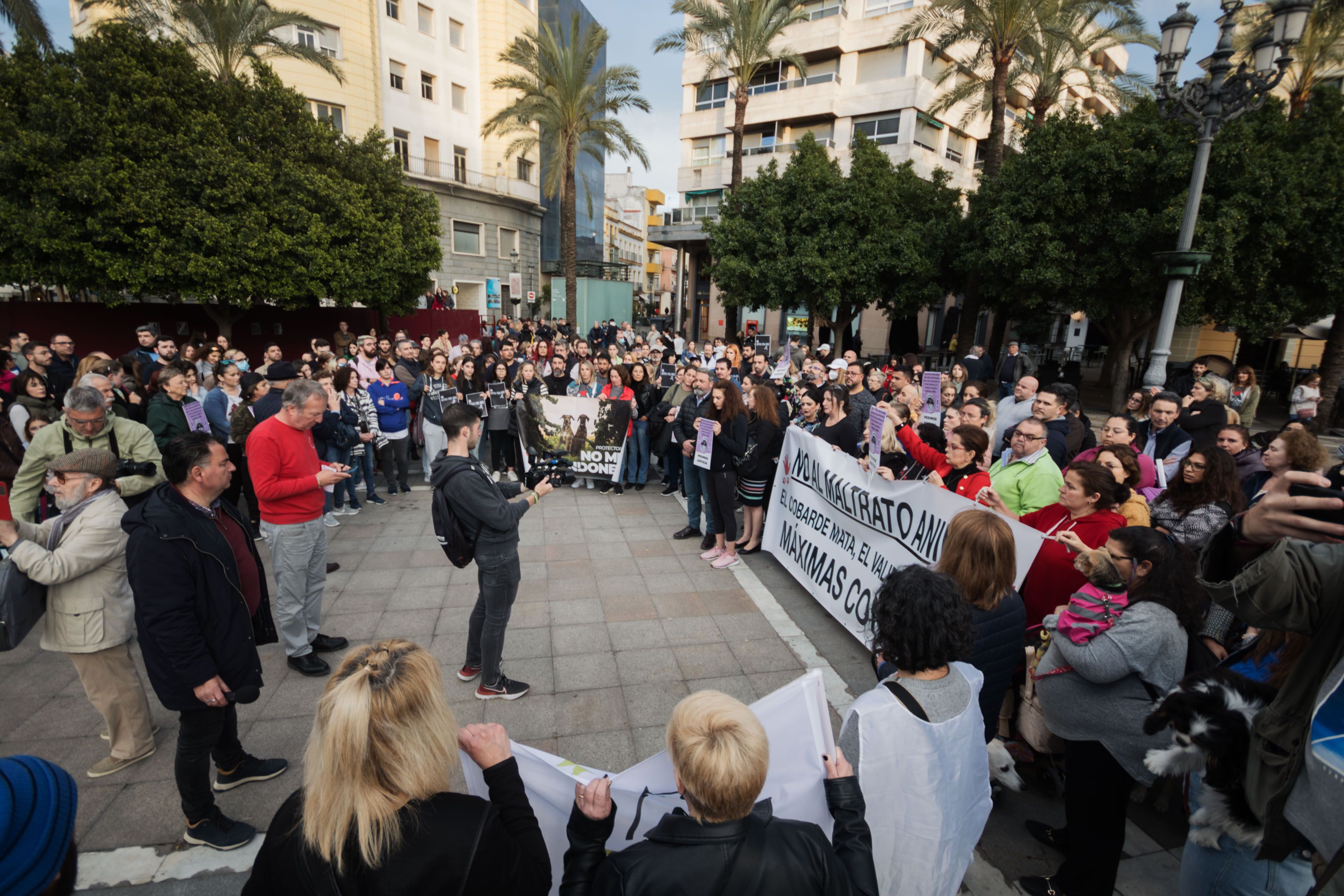 Concentración animalista "Justicia par Oddie"