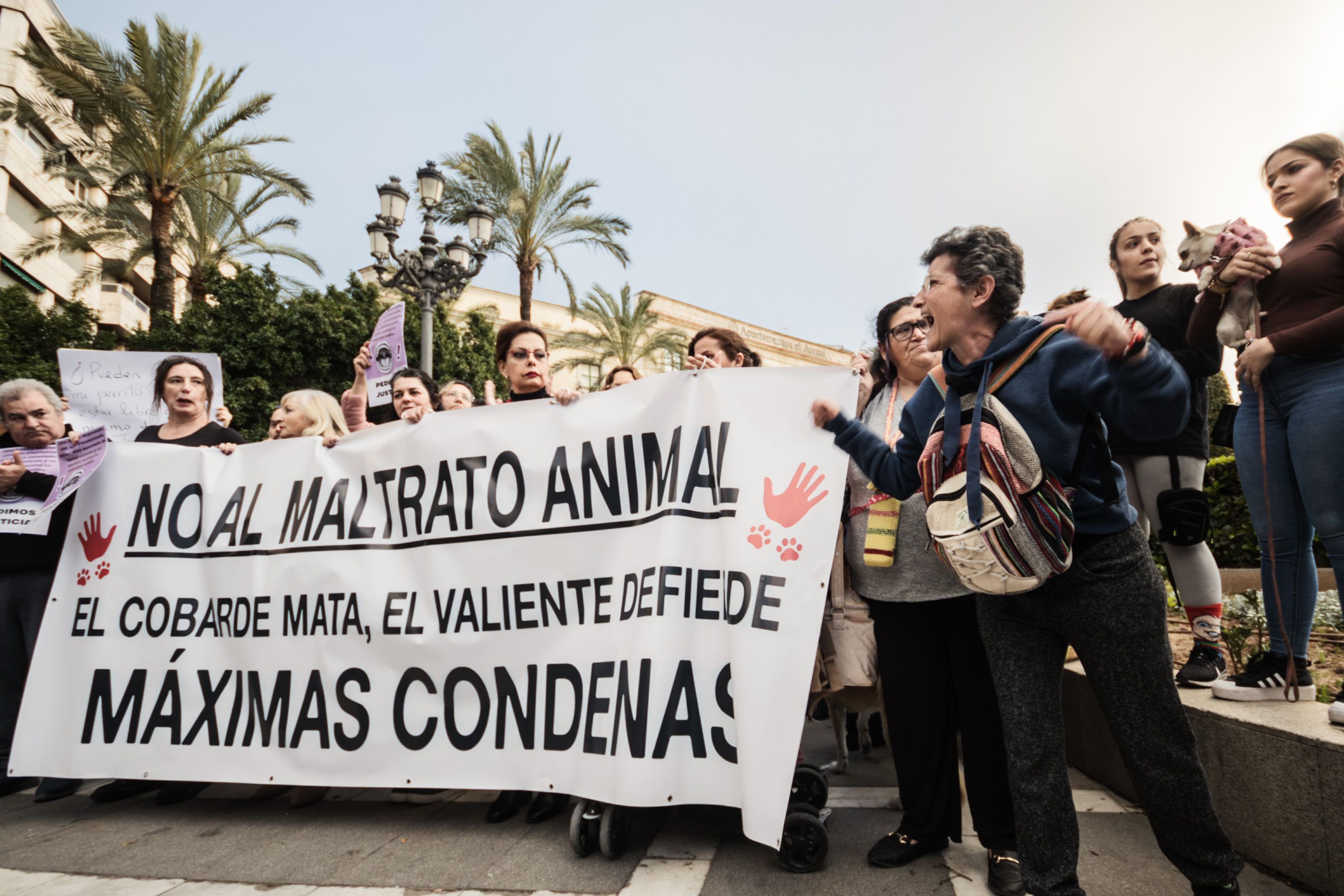 Concentración animalista "Justicia par Oddie"