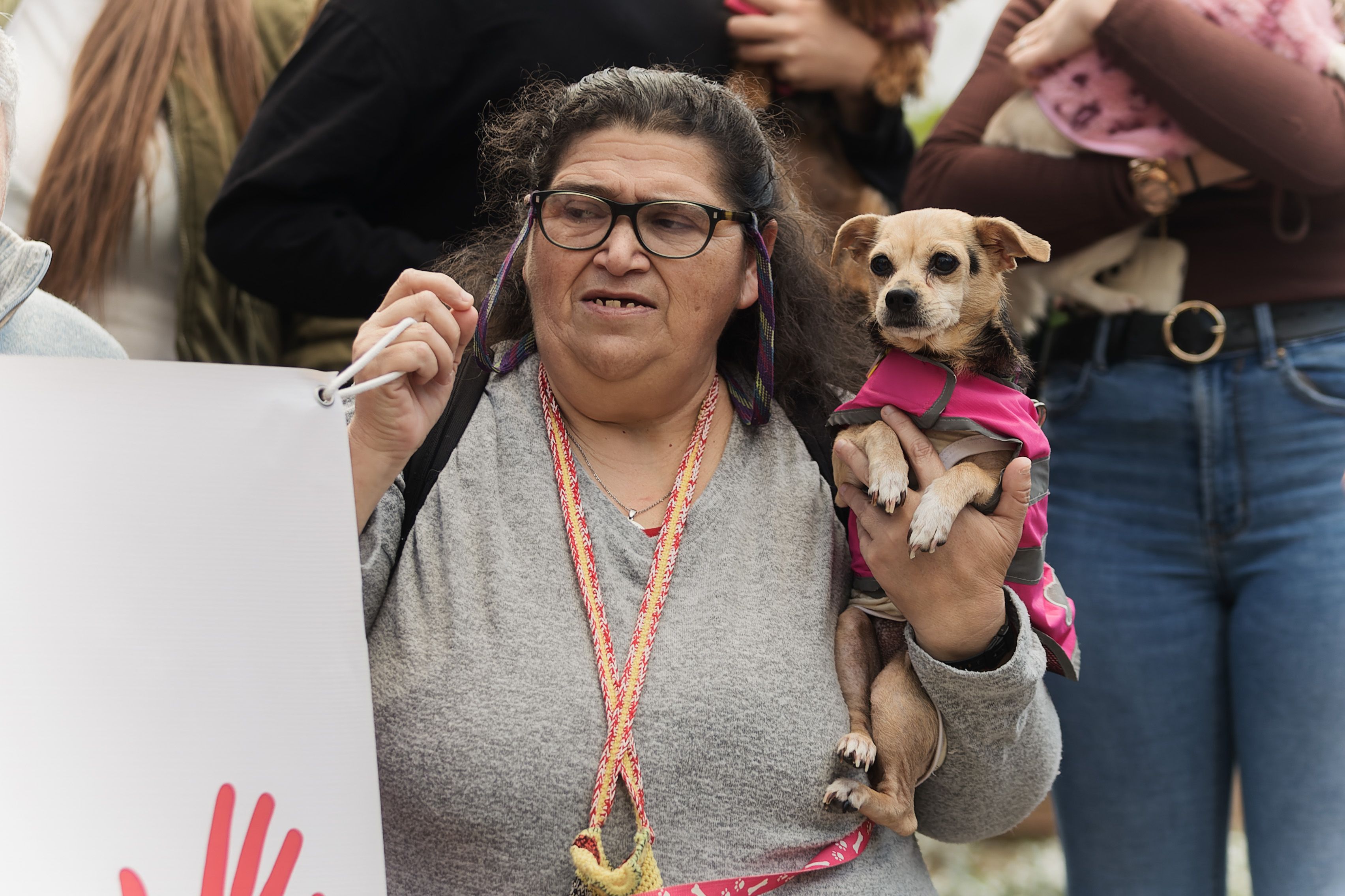 Concentración animalista "Justicia par Oddie"