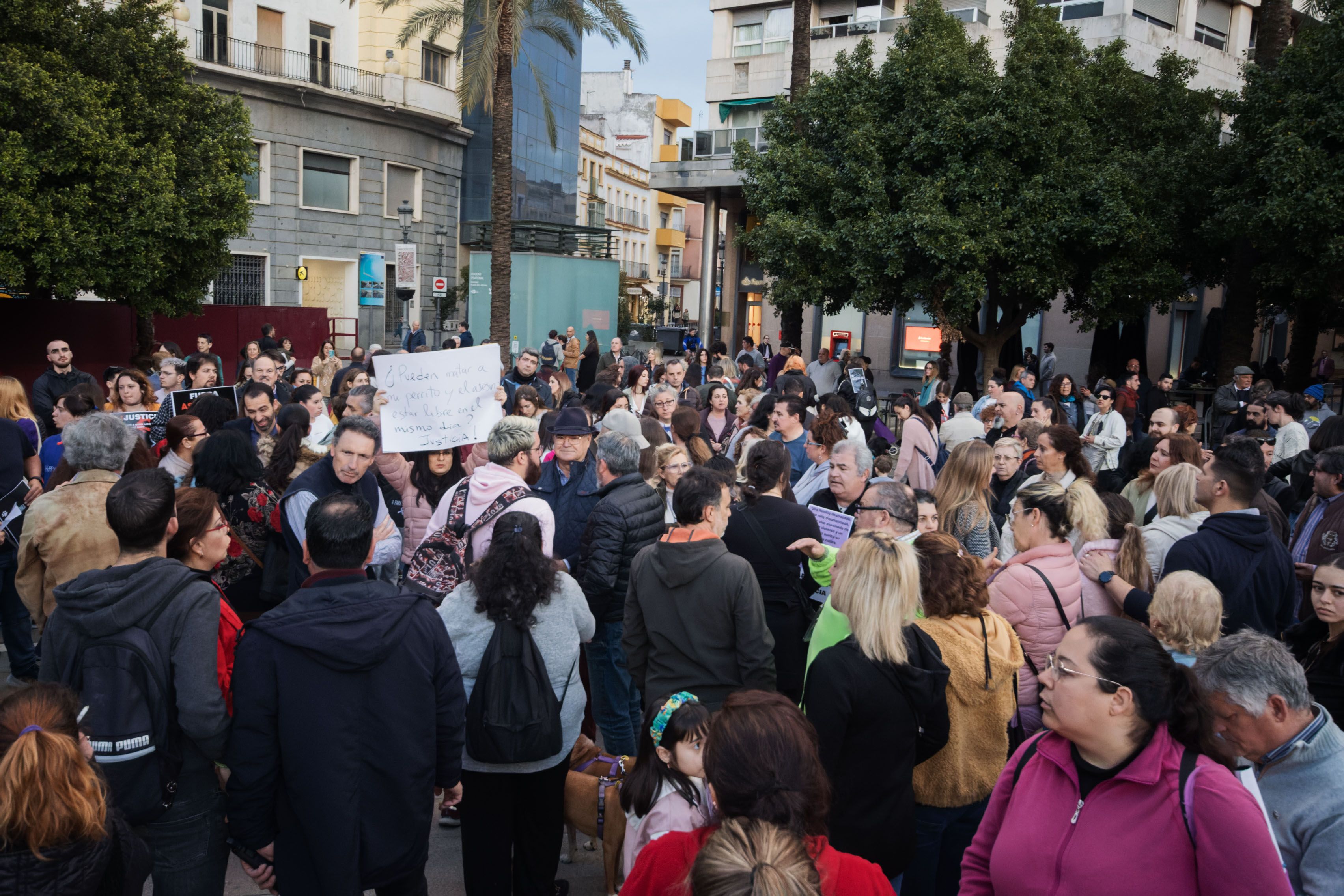 Concentración animalista "Justicia par Oddie"