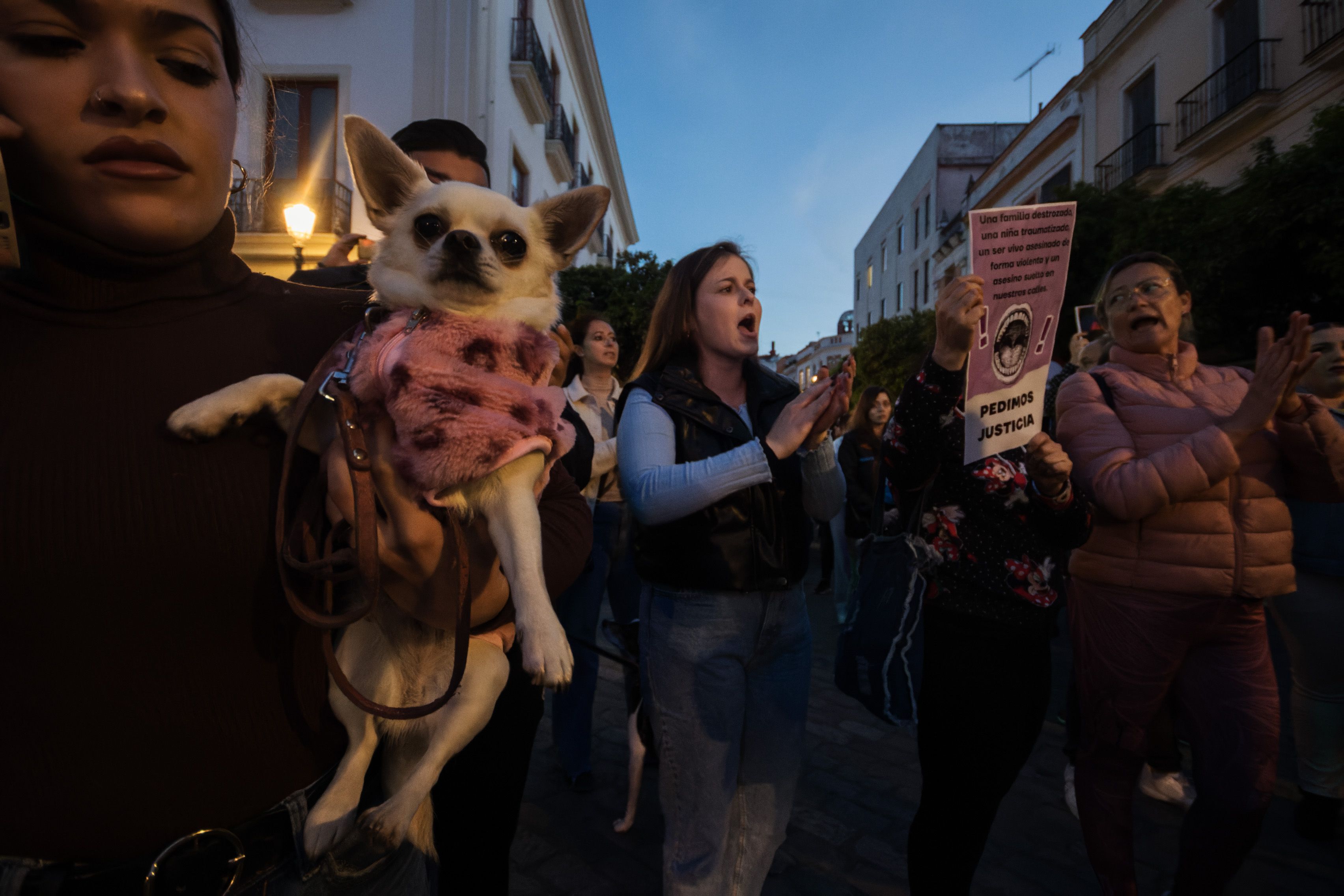 Concentración animalista "Justicia par Oddie"