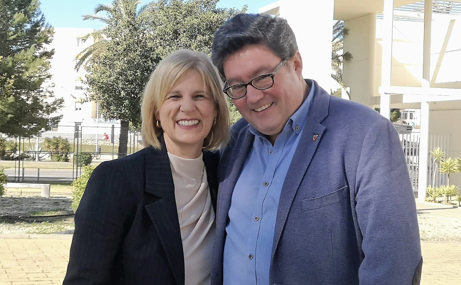 María José García-Pelayo junto a José Ángel Aparicio, nuevo 'fichaje' para su lista del próximo 28M.