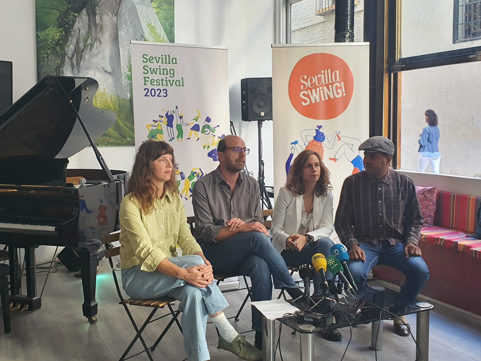 Presentación del festival de jazz en Sevilla.