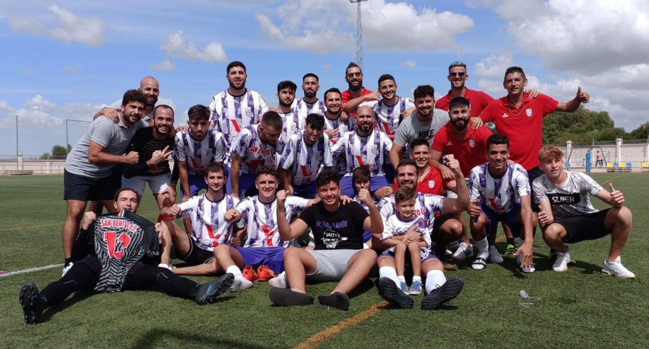 Jugadores del San Benito, en una imagen de archivo.