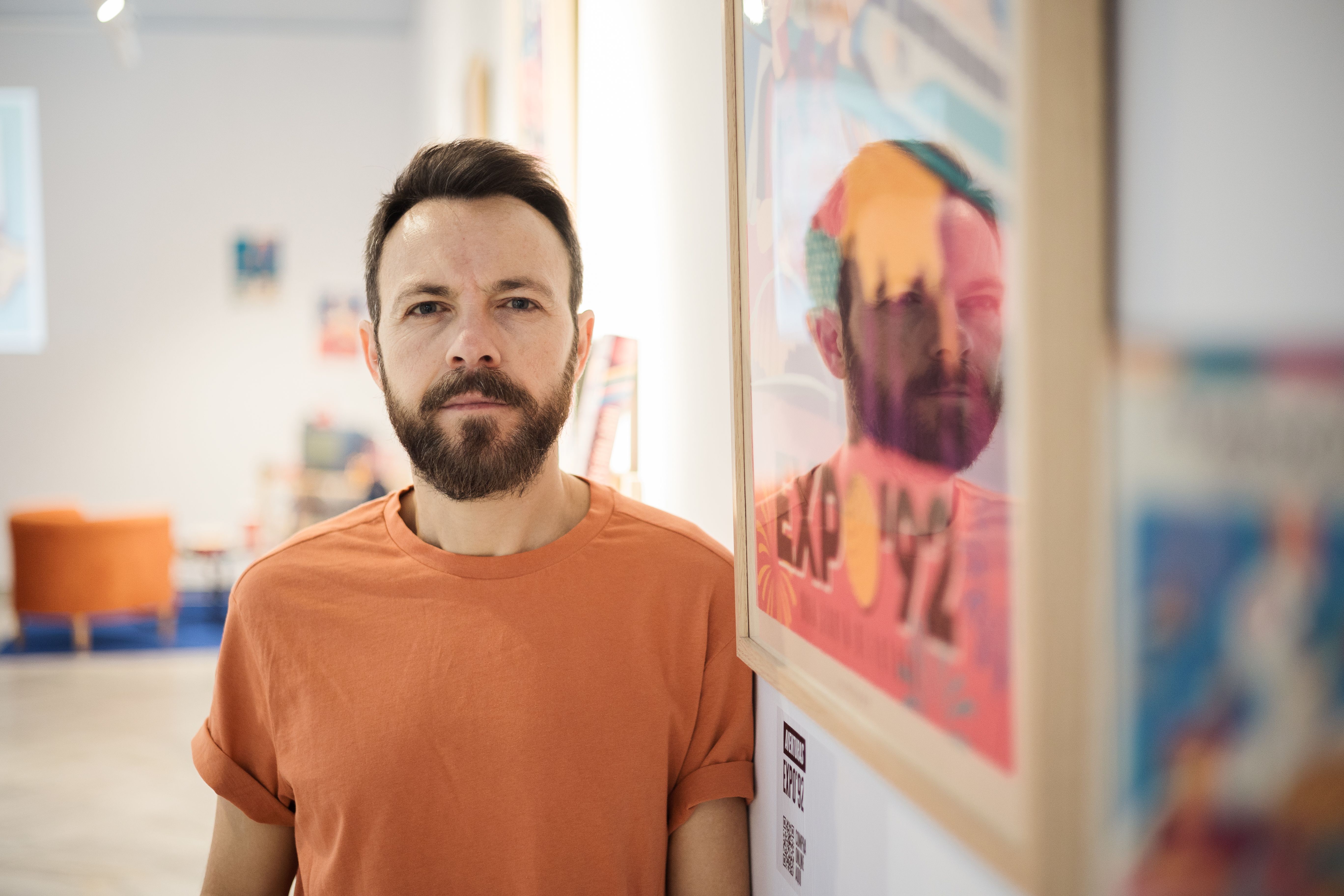 Daniel Diosdado, uno de los participantes en el encuentro de diseño gráfico.