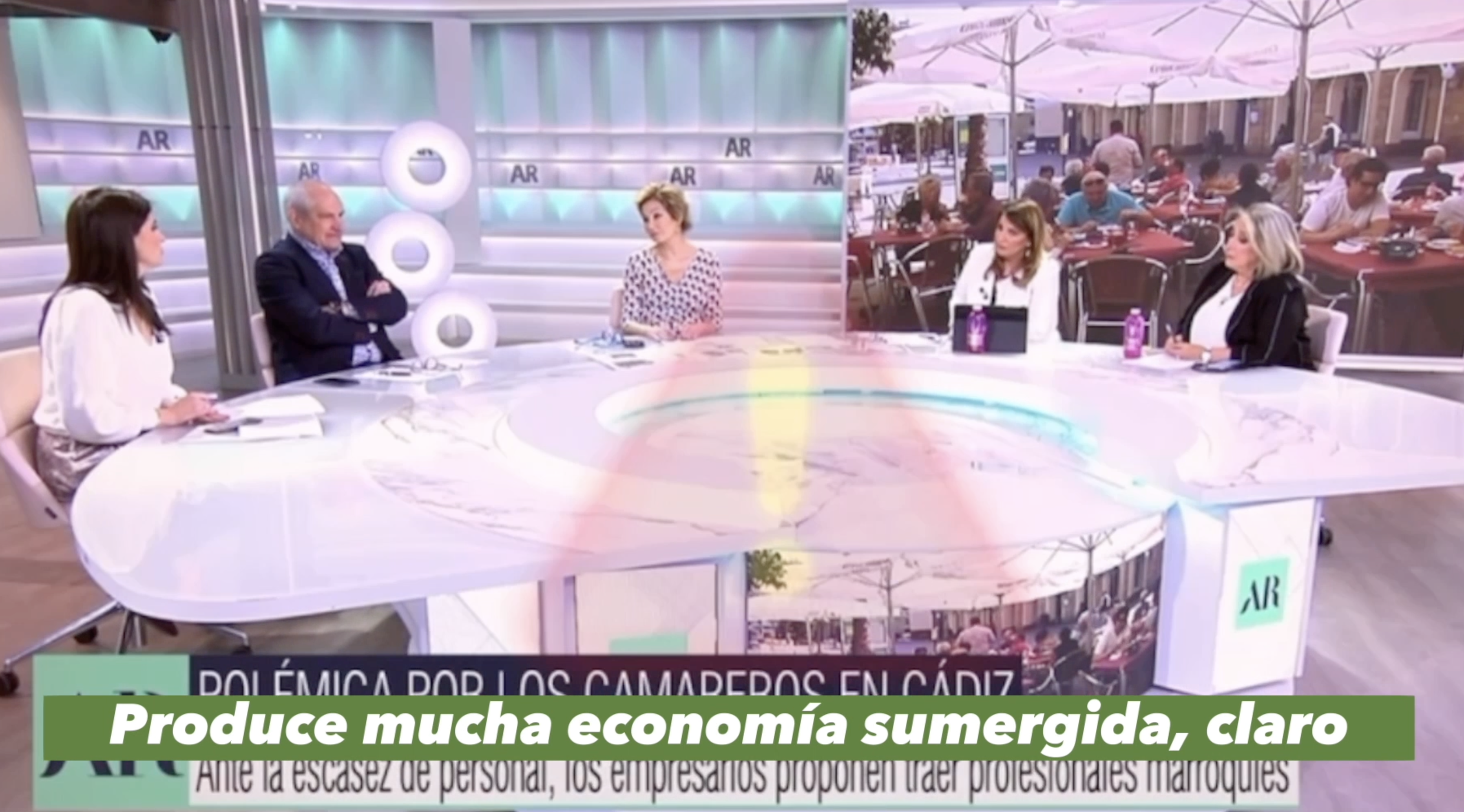 David de la Cruz carga contra a Ana Rosa por sus comentarios hacia Cádiz y la polémica hostelera.