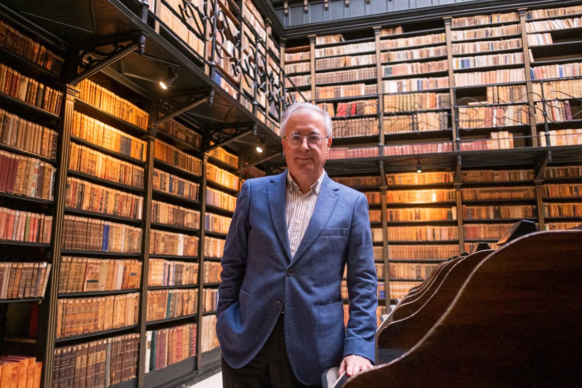 Ramón Clavijo, tras la entrevista con lavozdelsur.es / FOTO: MANU GARCÍA