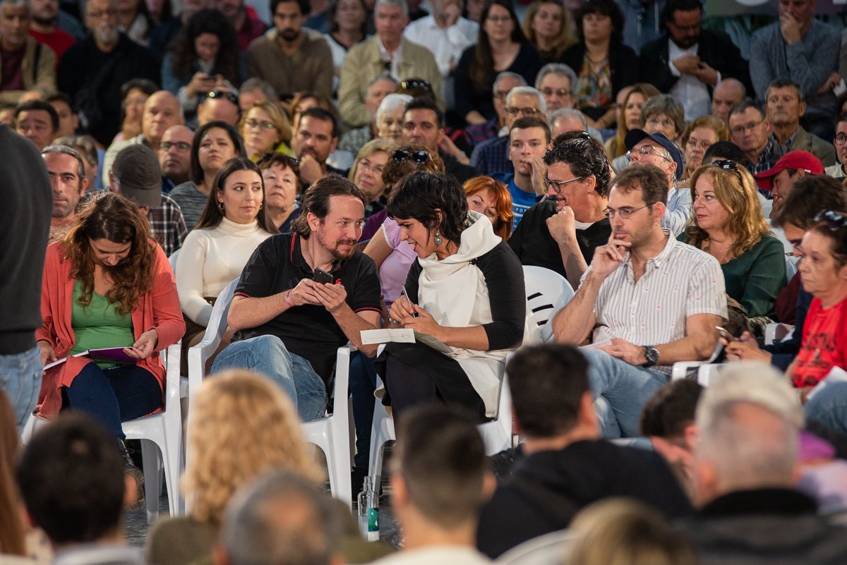 Mitin reciente de Unidas Podemos en Jerez. FOTO: MANU GARCÍA