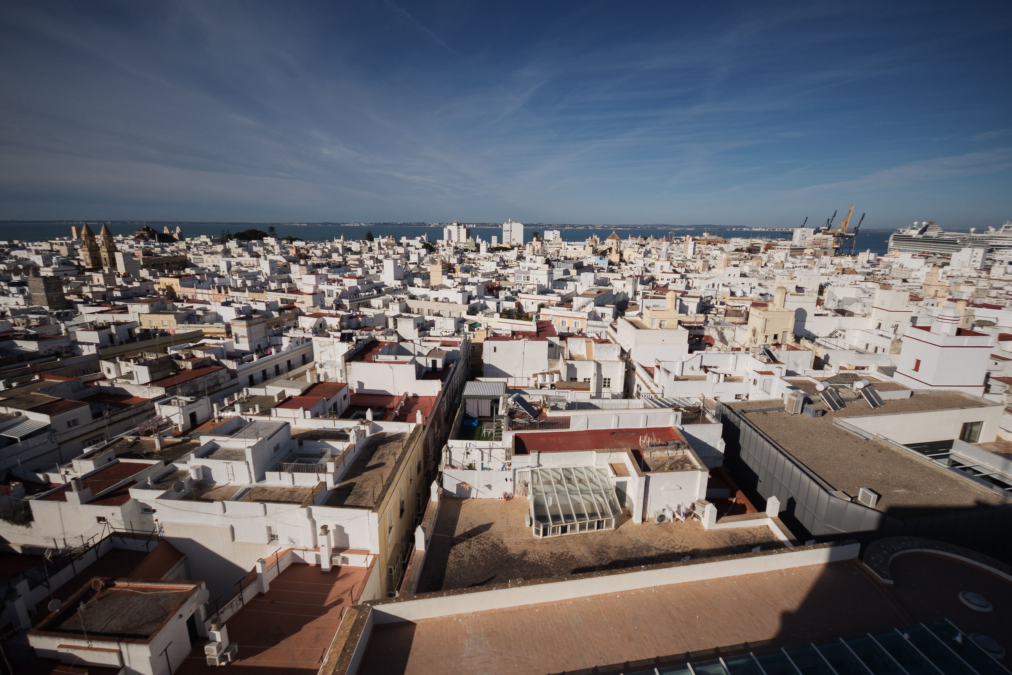 Panorámica de Cádiz.