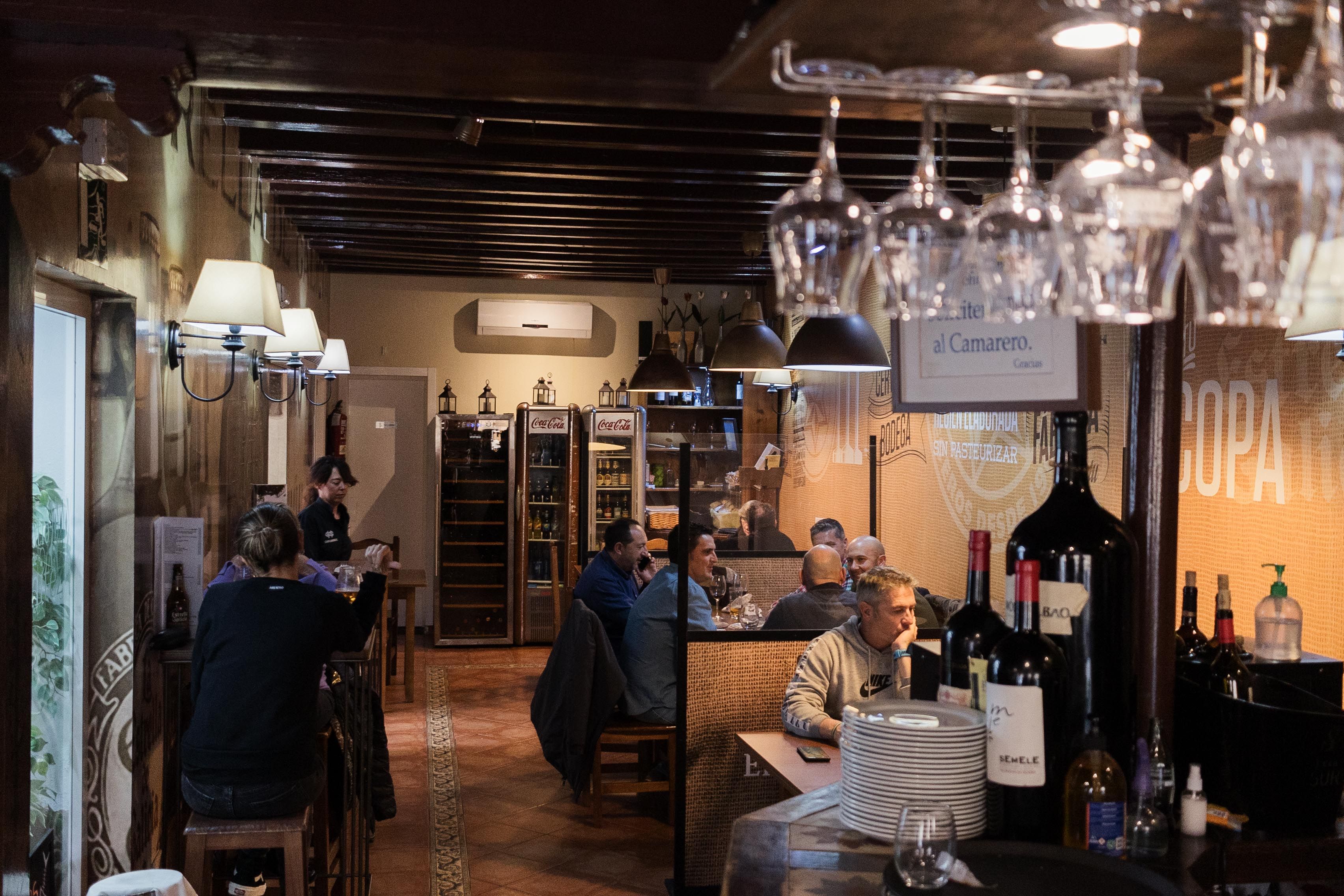 Interior del restaurante.
