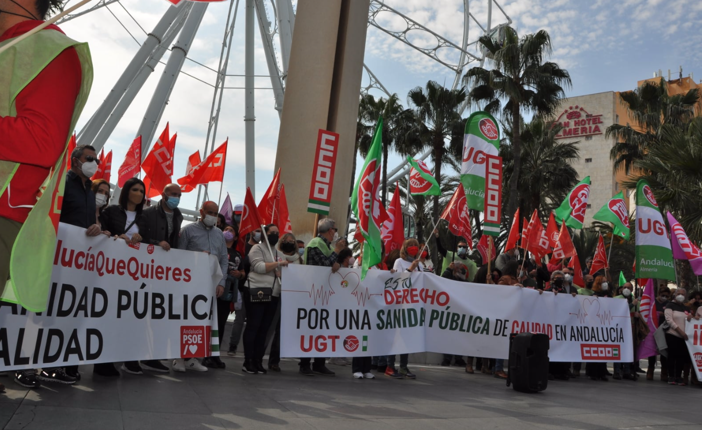 manifestacion sanidad publica almeria