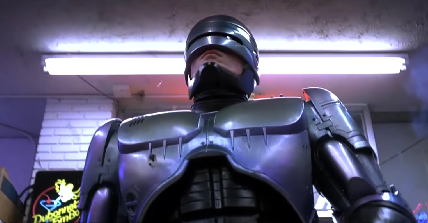 El protagonista de 'Robocop', una de las películas que hablan sobre la rebelión de las máquinas.