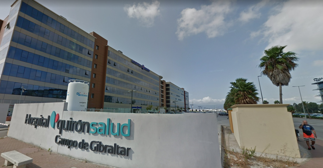El Hospital Quirónsalud de Palmones, en una imagen de Google Maps.