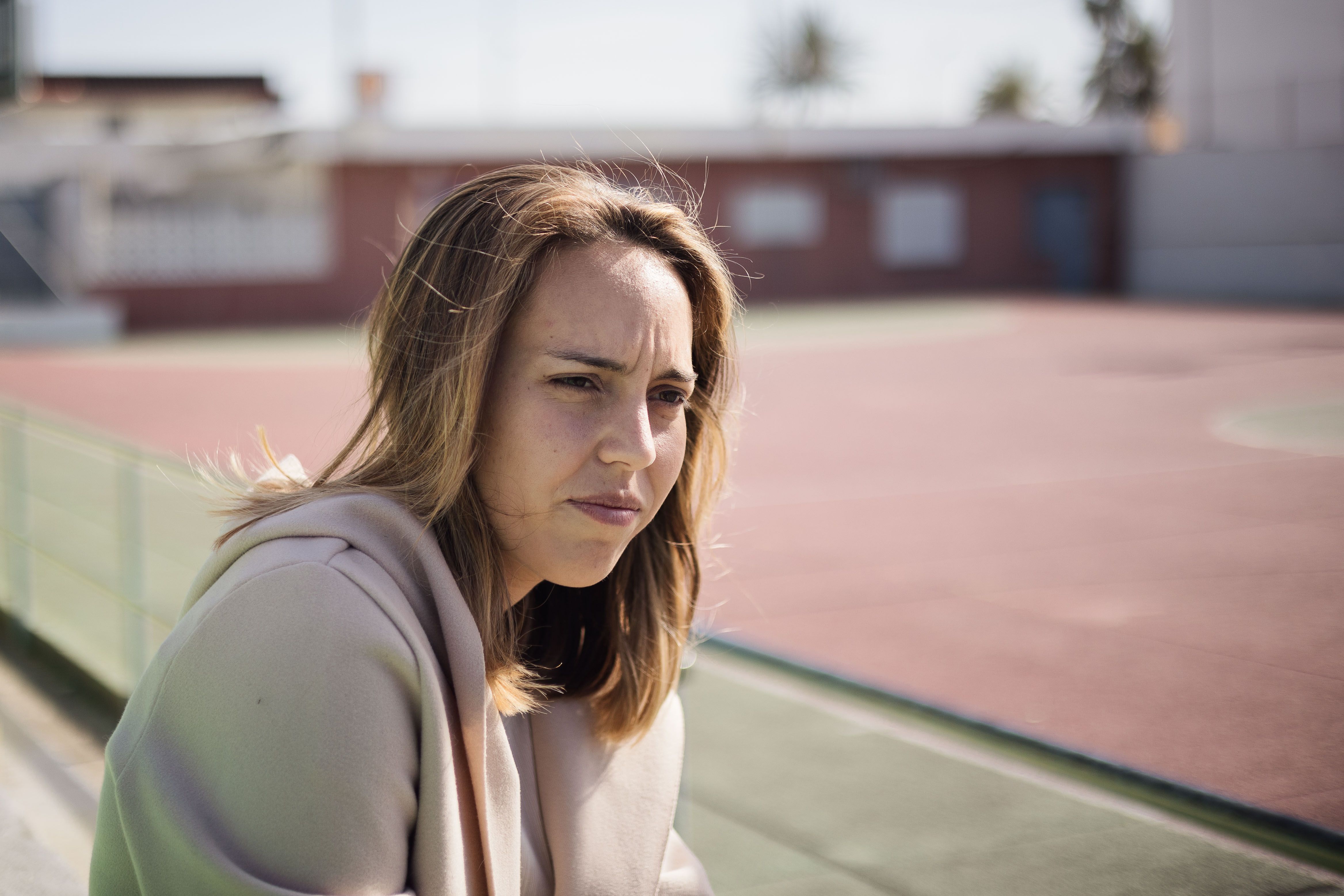 Andrea durante la entrevista con lavozdelsur.es. 