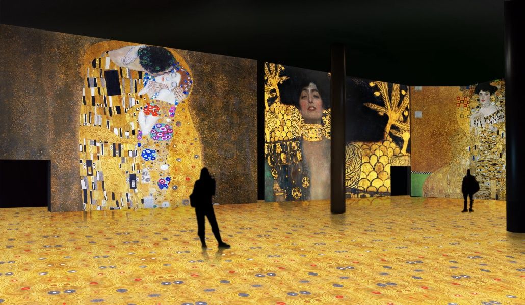 Exposición de 'El Oro de Klimt'.