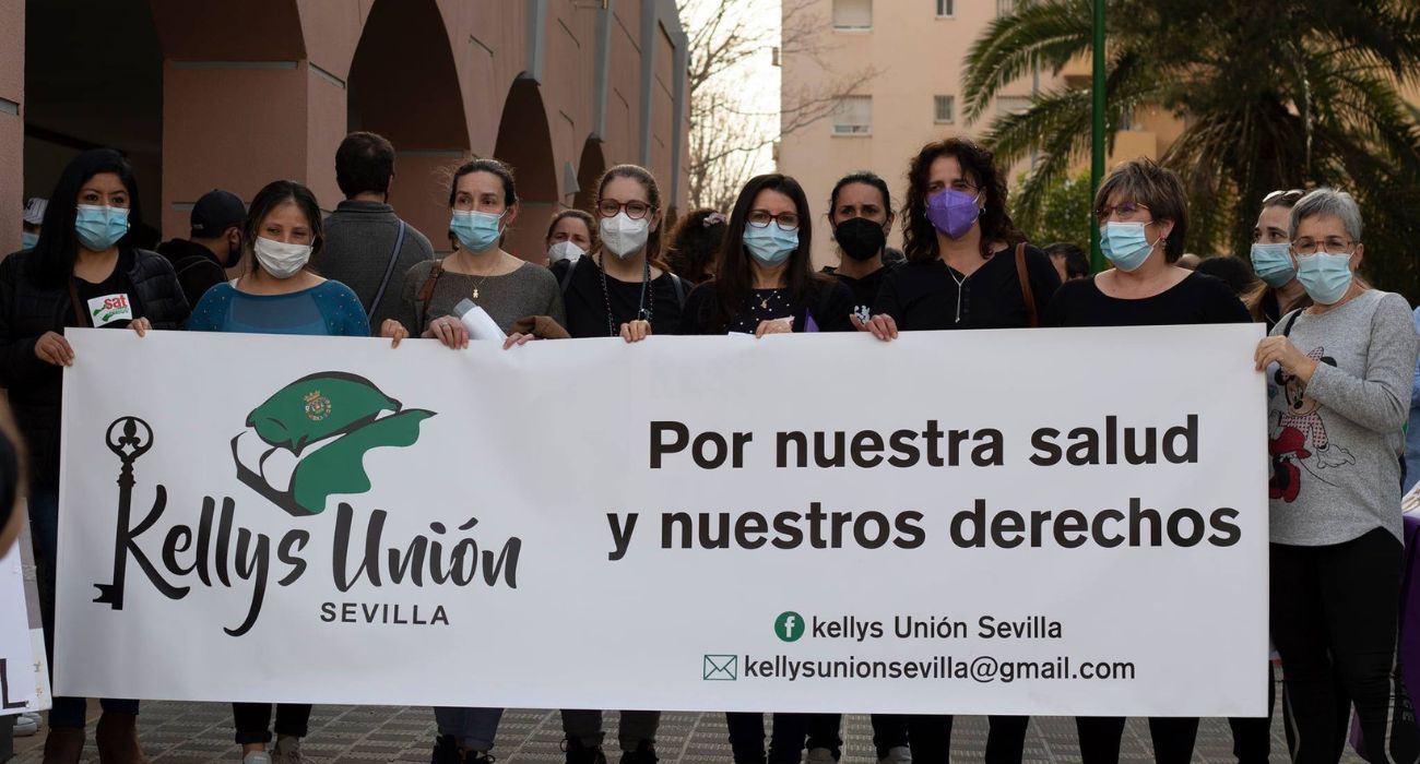 Una manifestación de las 'kellys' de Sevilla. 
