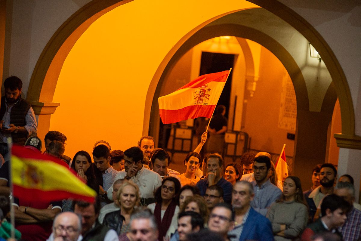 Mitin de Abascal en Jerez, la pasada semana. FOTO: MANU GARCÍA