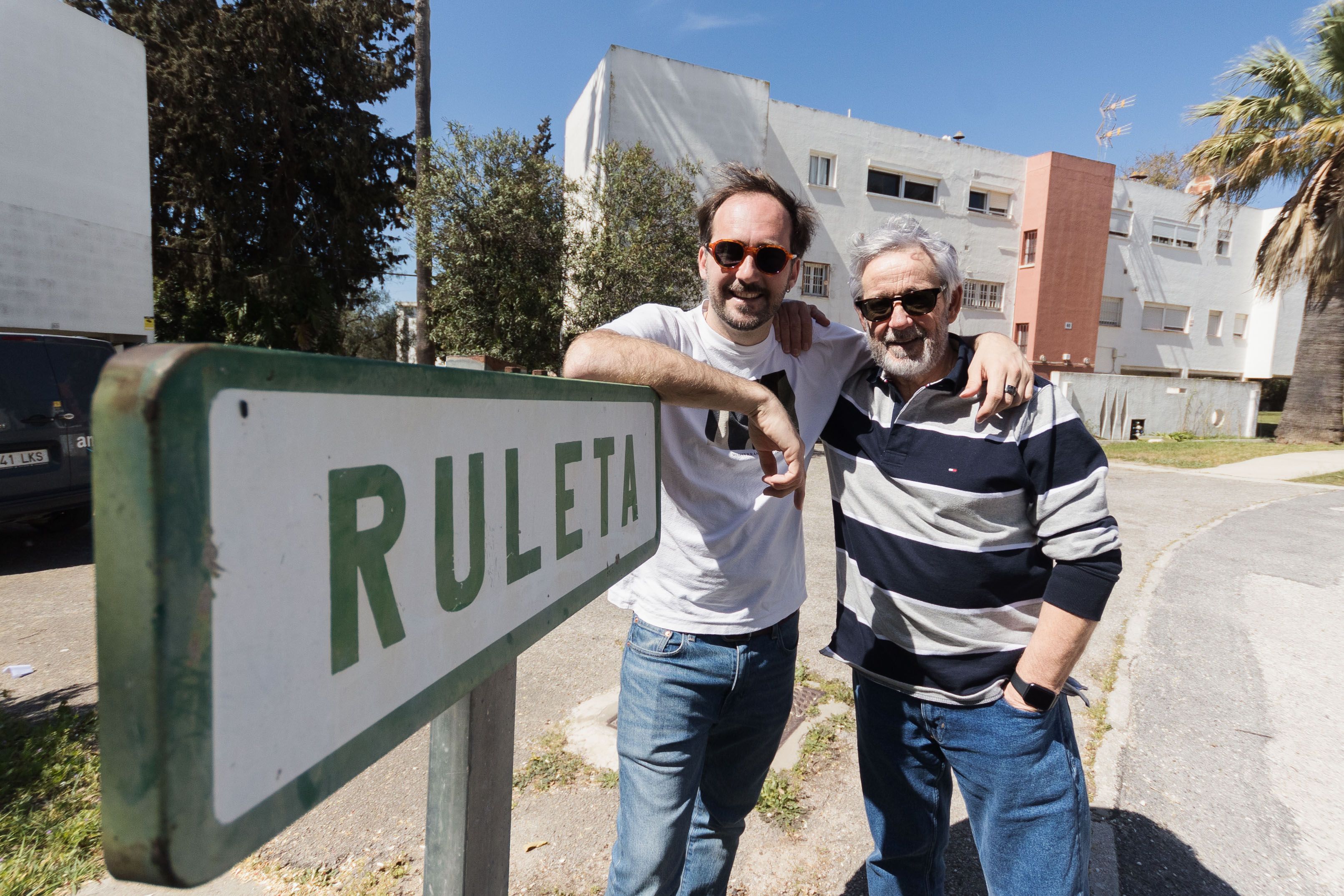 Manolo Gago y Antonio Martínez, vecinos de Urbaluz.