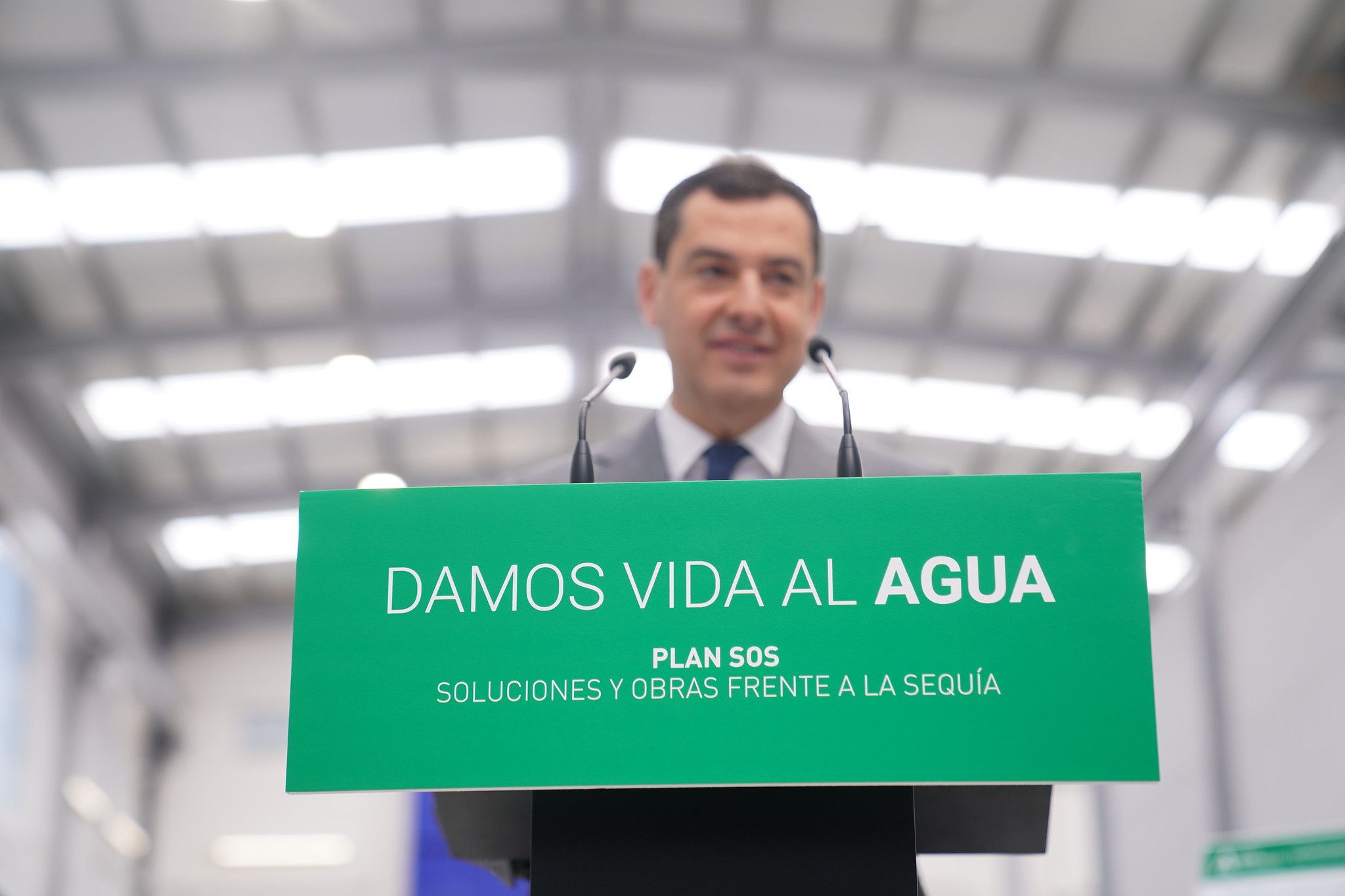 Moreno, en un acto reciente vinculado a sus políticas medioambientales.