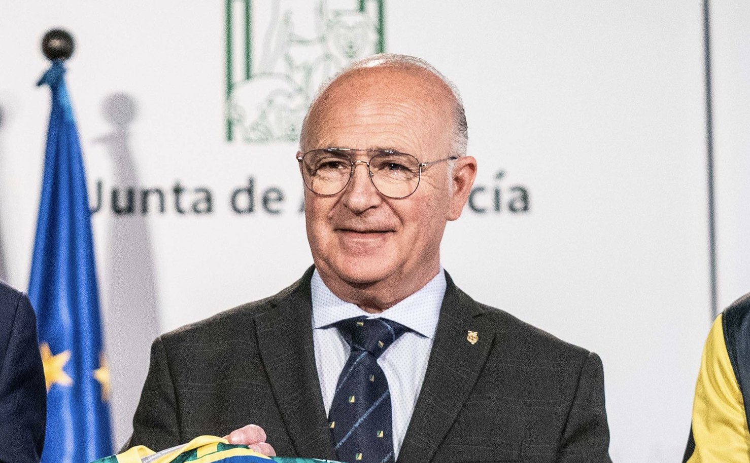 El presidente del Jaén Paraíso Interior FS, Germán Aguayo Gálvez, lidera un equipo que se ha convertido en campeón de la Copa de España de fútbol sala.