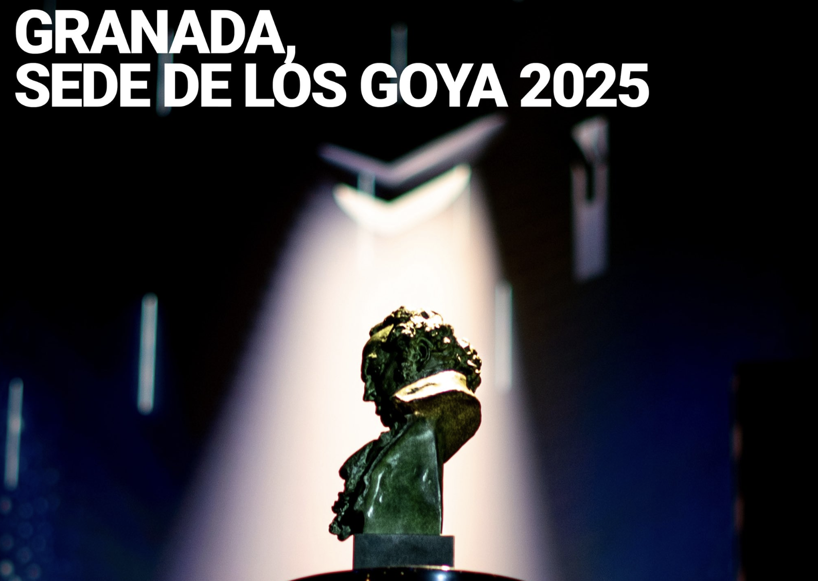 Granada será la sede de los Premios Goya en 2025.
