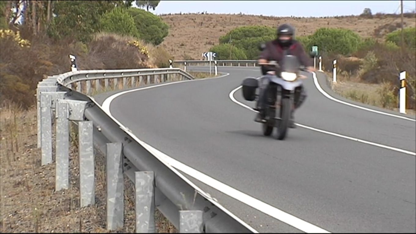 El lugar del accidente. FOTO: CANAL SUR TV.