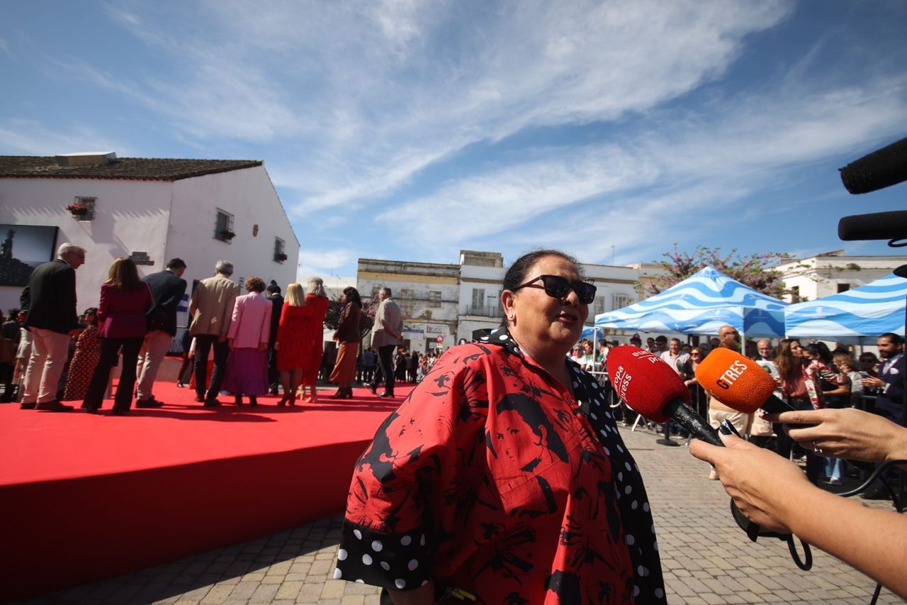 María del Monte, en una visita a Jerez por el Centenario de Lola Flores. María del Monte, en una visita a Jerez por el Centenario de Lola Flores.