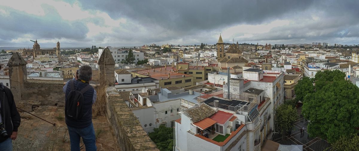 Vista panorámica de Jerez desde lo alto de la torre de la Atalaya, en una imagen de archivo.
