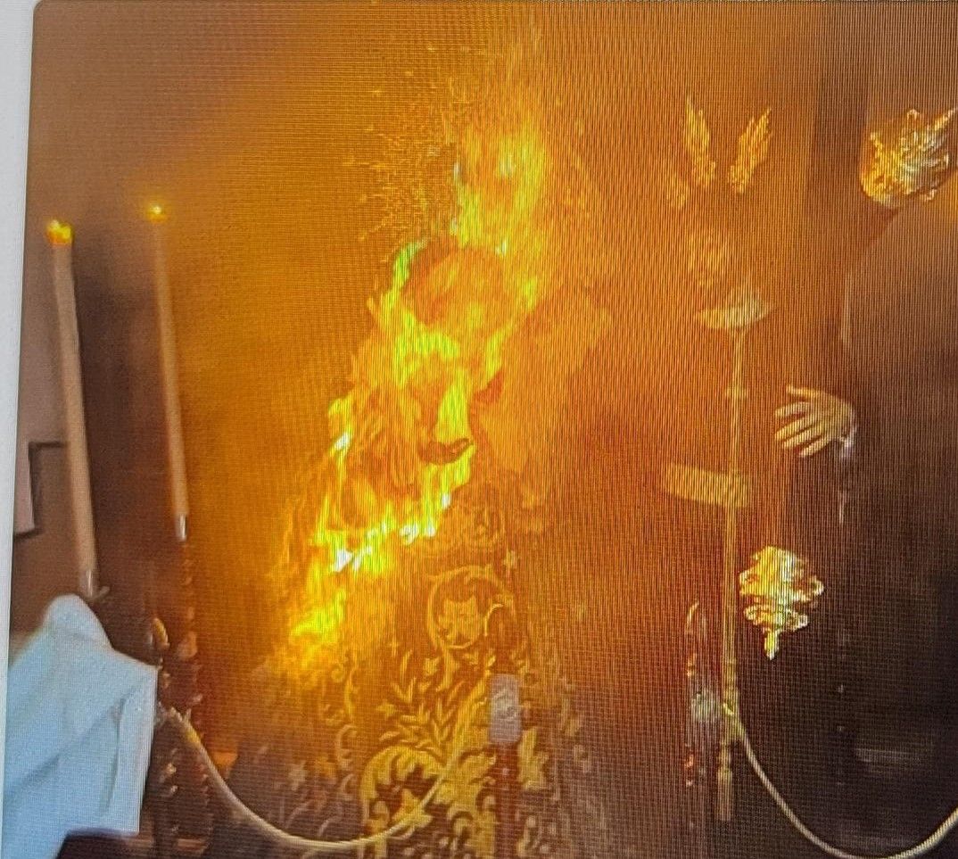 Imagen del suceso en Chiclana.