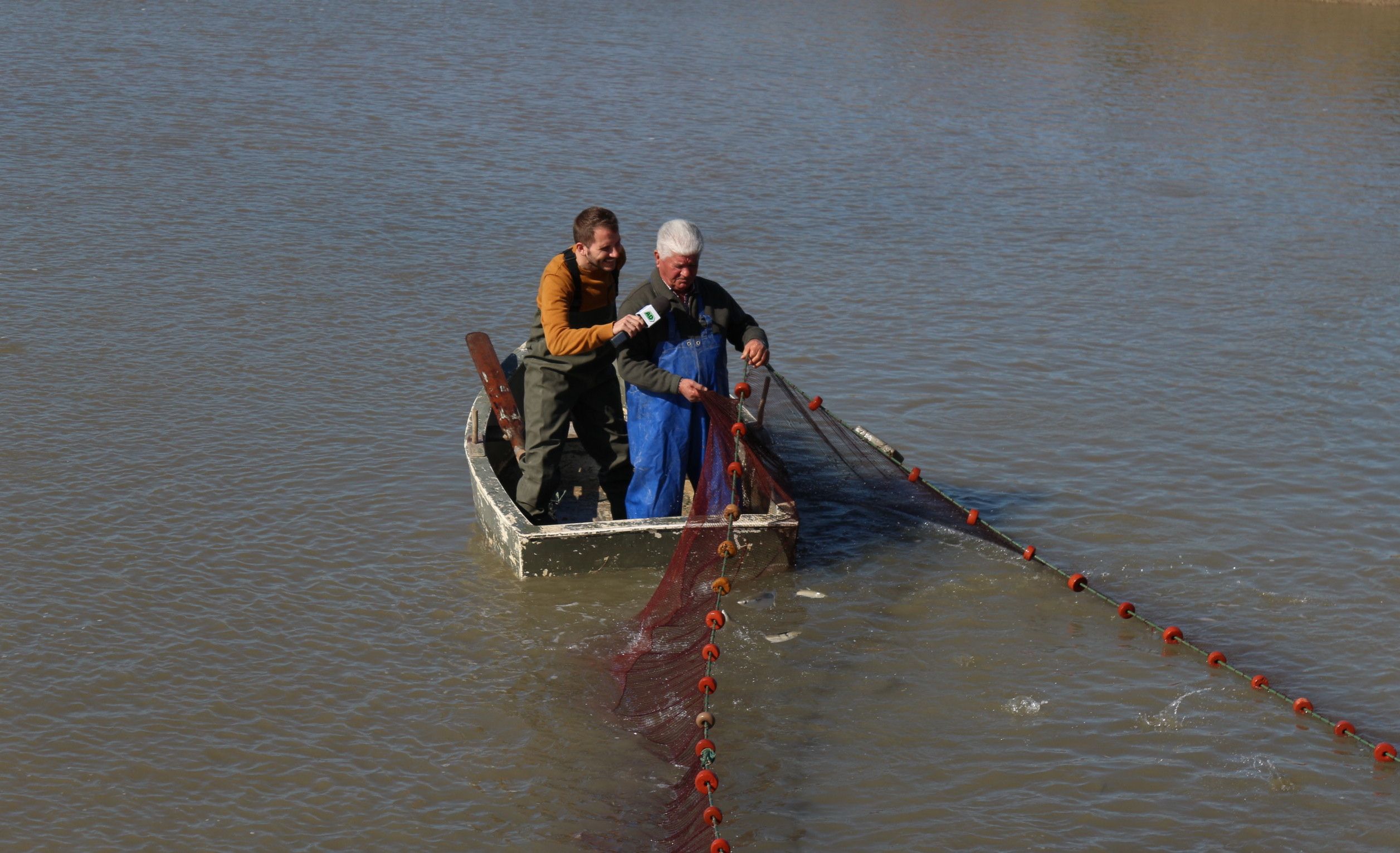 Un despesque de una edición anterior de la Semana de los Esteros de Chiclana.