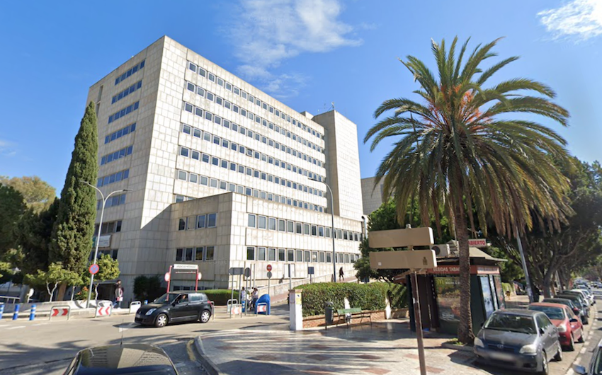 Hospital Materno Infantil de Málaga, en una imagen de Google Maps.