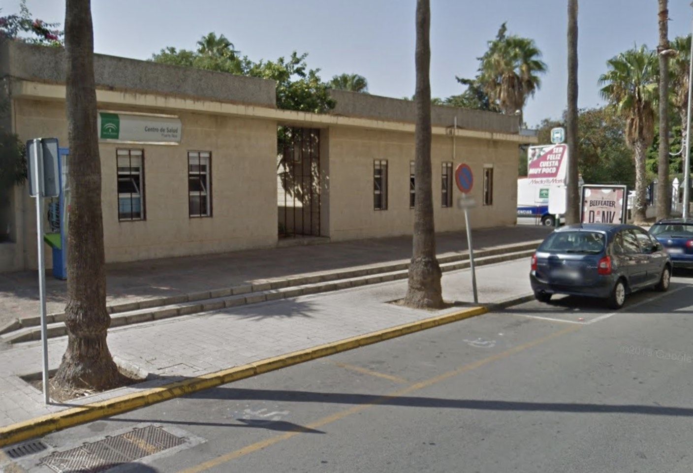 Centro de salud Ribera del Muelle, en Puerto Real, en una imagen de Google Maps.