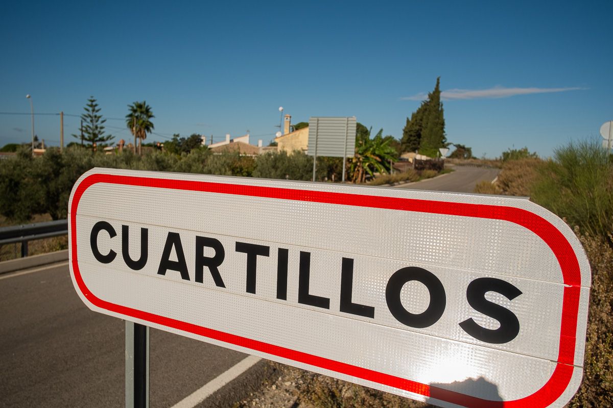 Entrada a Cuartillos, en una imagen de archivo, en el Jerez rural.