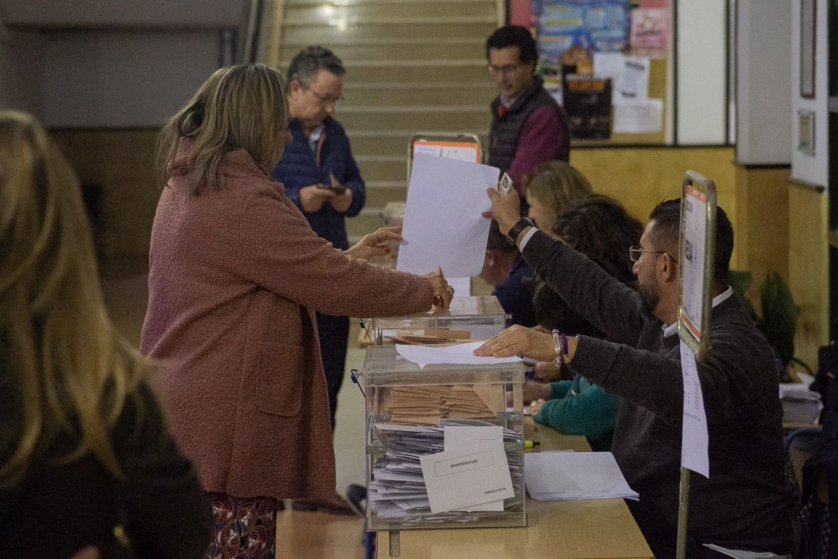 Un momento de la jornada electoral de las últimas generales.