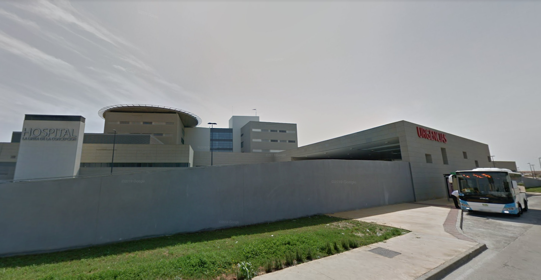 El Hospital de La Línea, en una imagen de Google Maps.