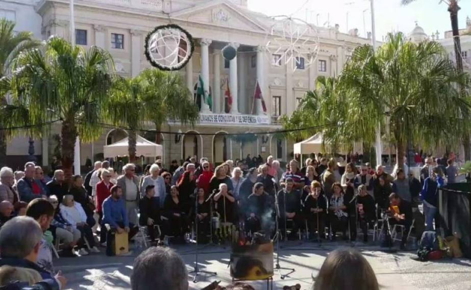 Una Zambomba celebrada en Cádiz, en 2018.